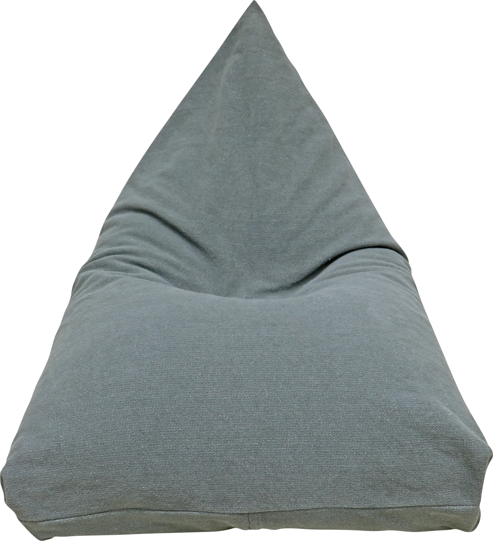 Emily Gray Bean Bag Chair - Image 1