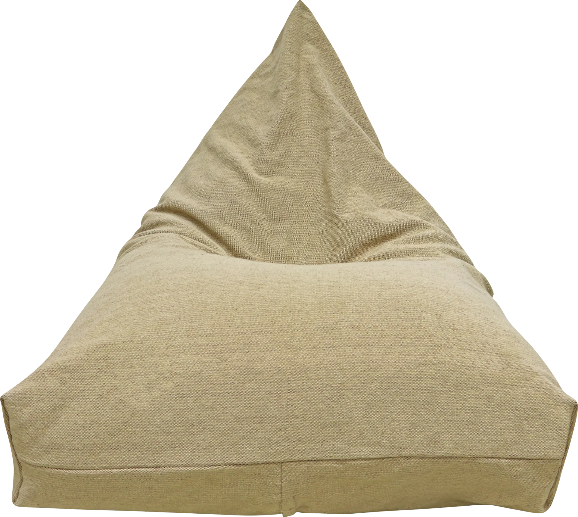 Emily Beige Bean Bag Chair - Image 1