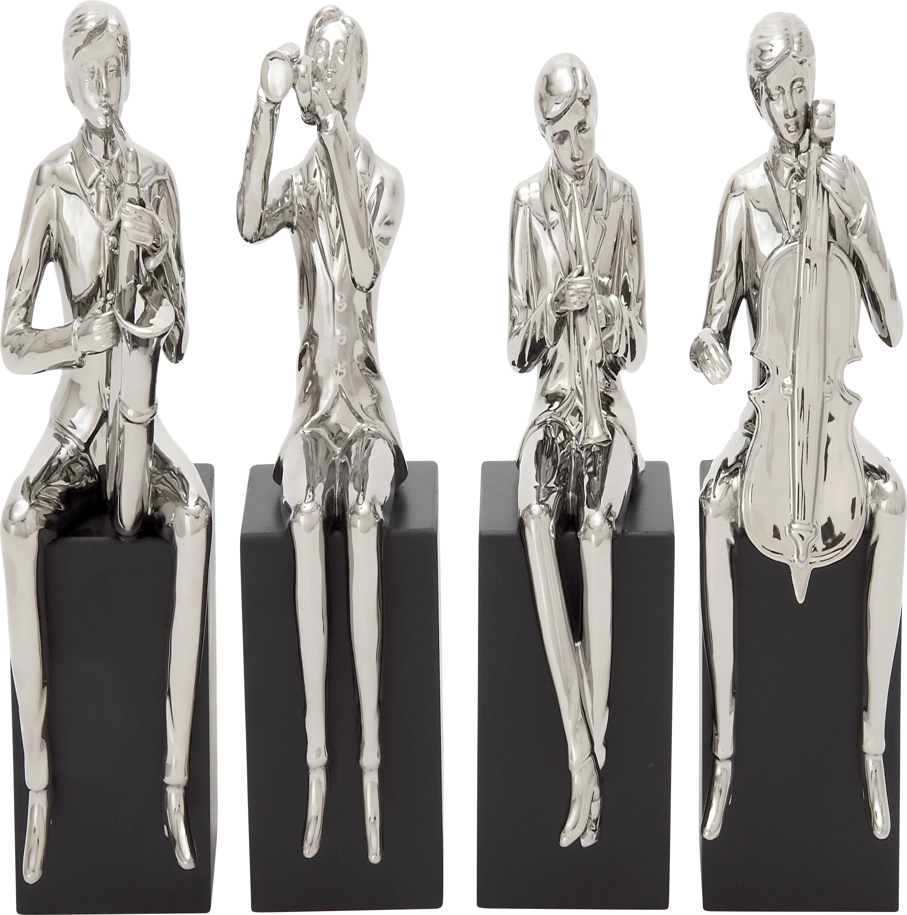 Quart Silver Sculpture, Set of 4 - Thumbnail - Image 1