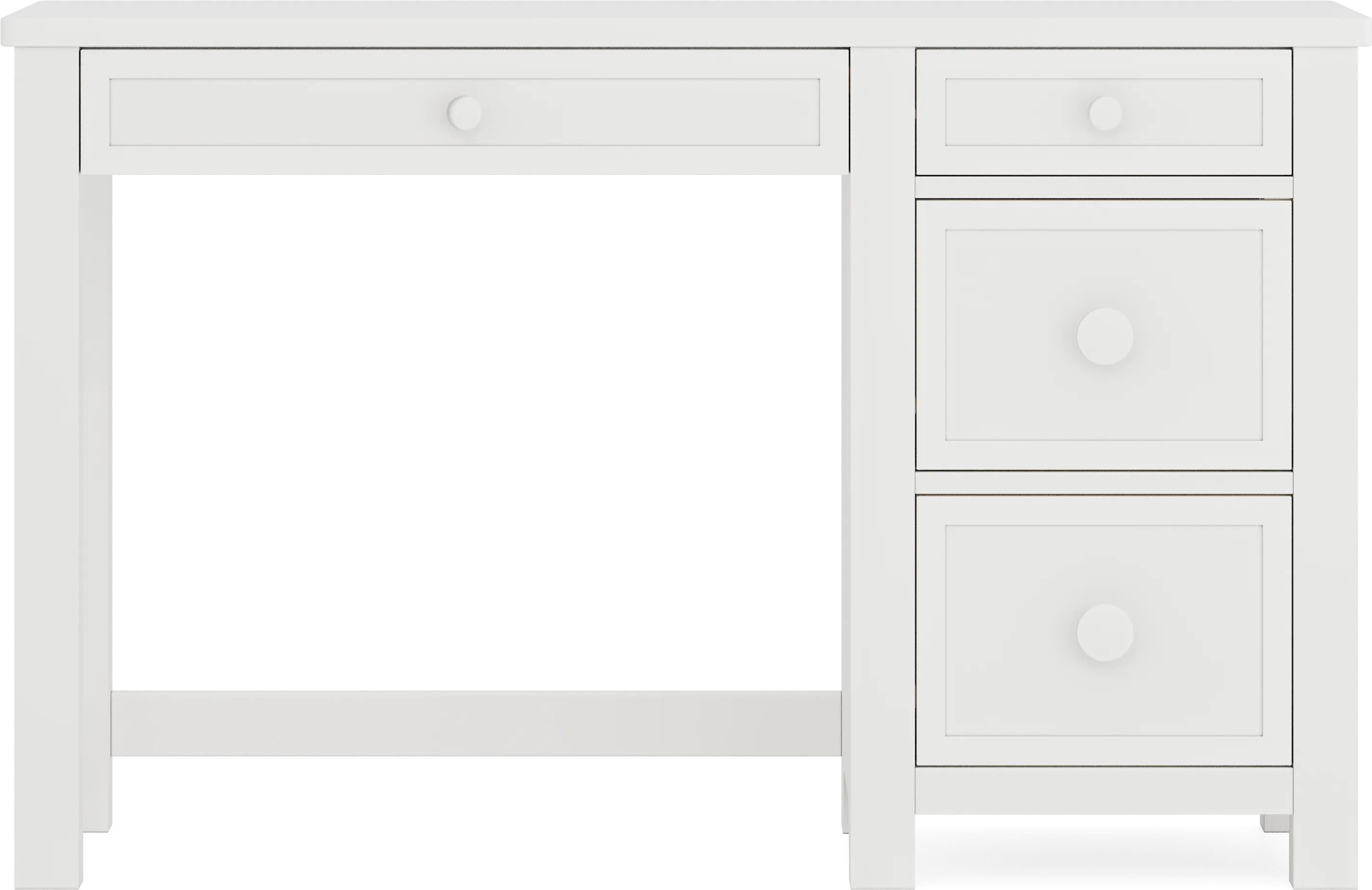 Kids Studious White Desk - Thumbnail - Image 1