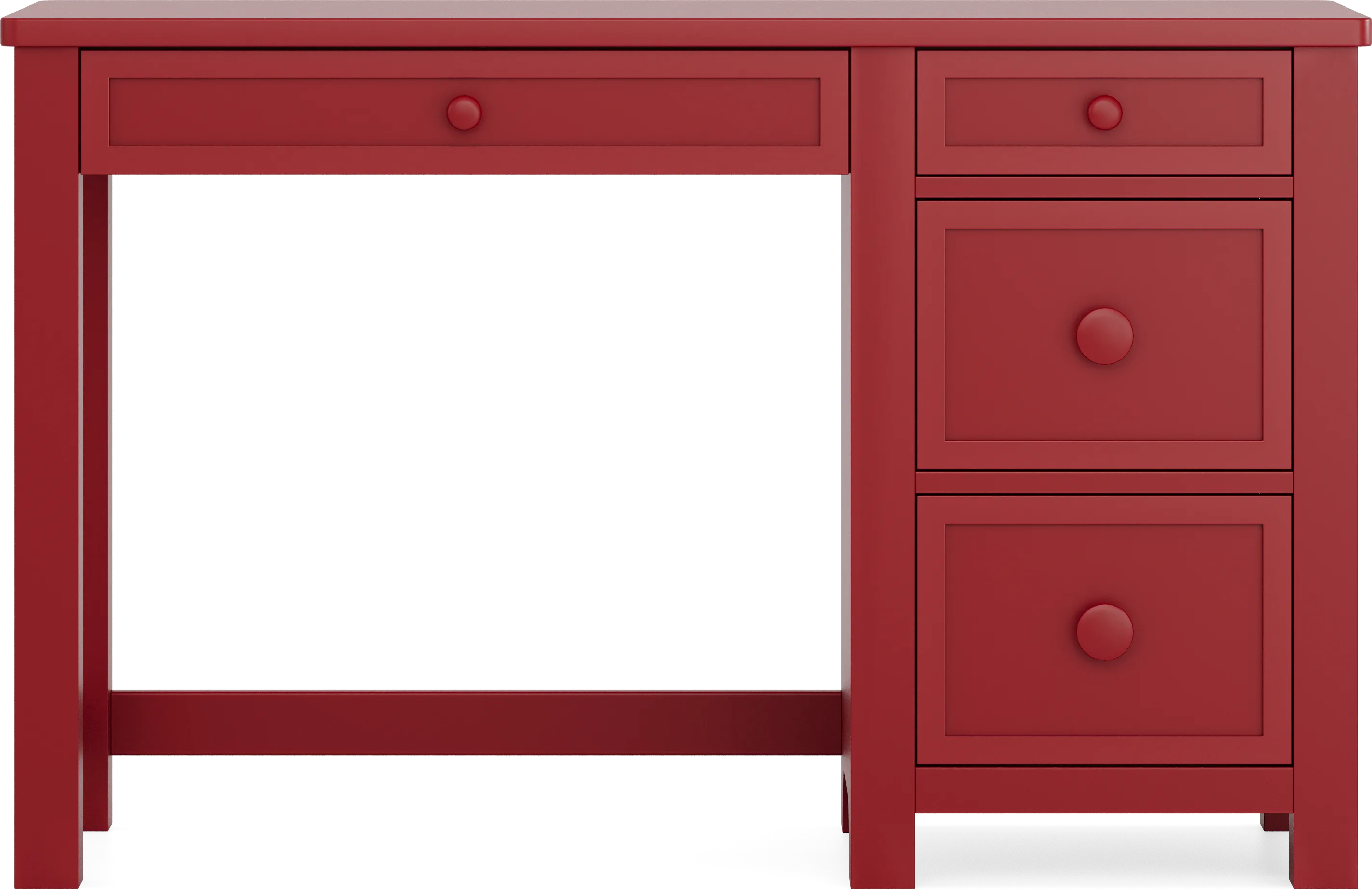 Kids Studious Red Desk - Thumbnail - Image 1