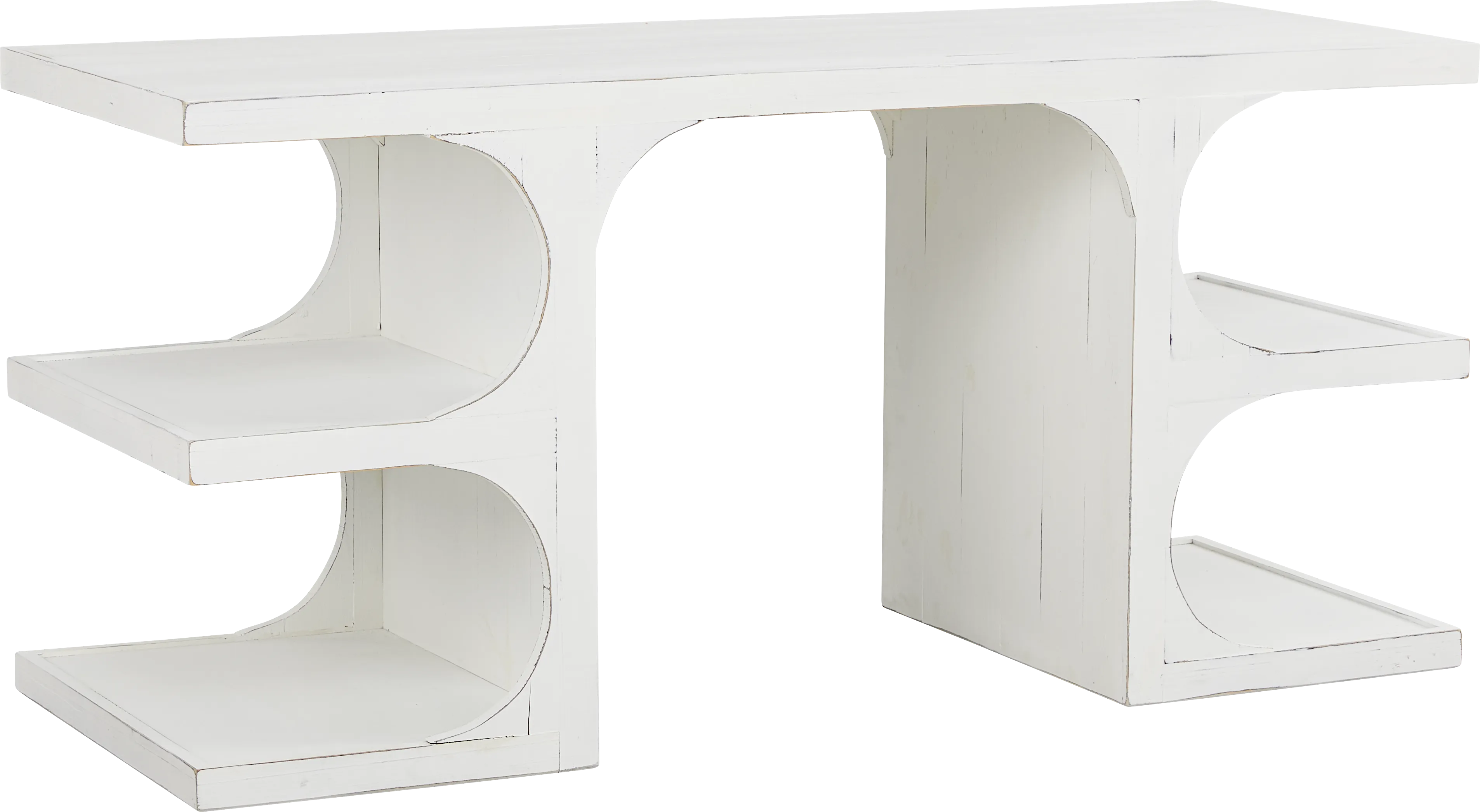 Esmerelda White Writing Desk - Thumbnail - Image 1