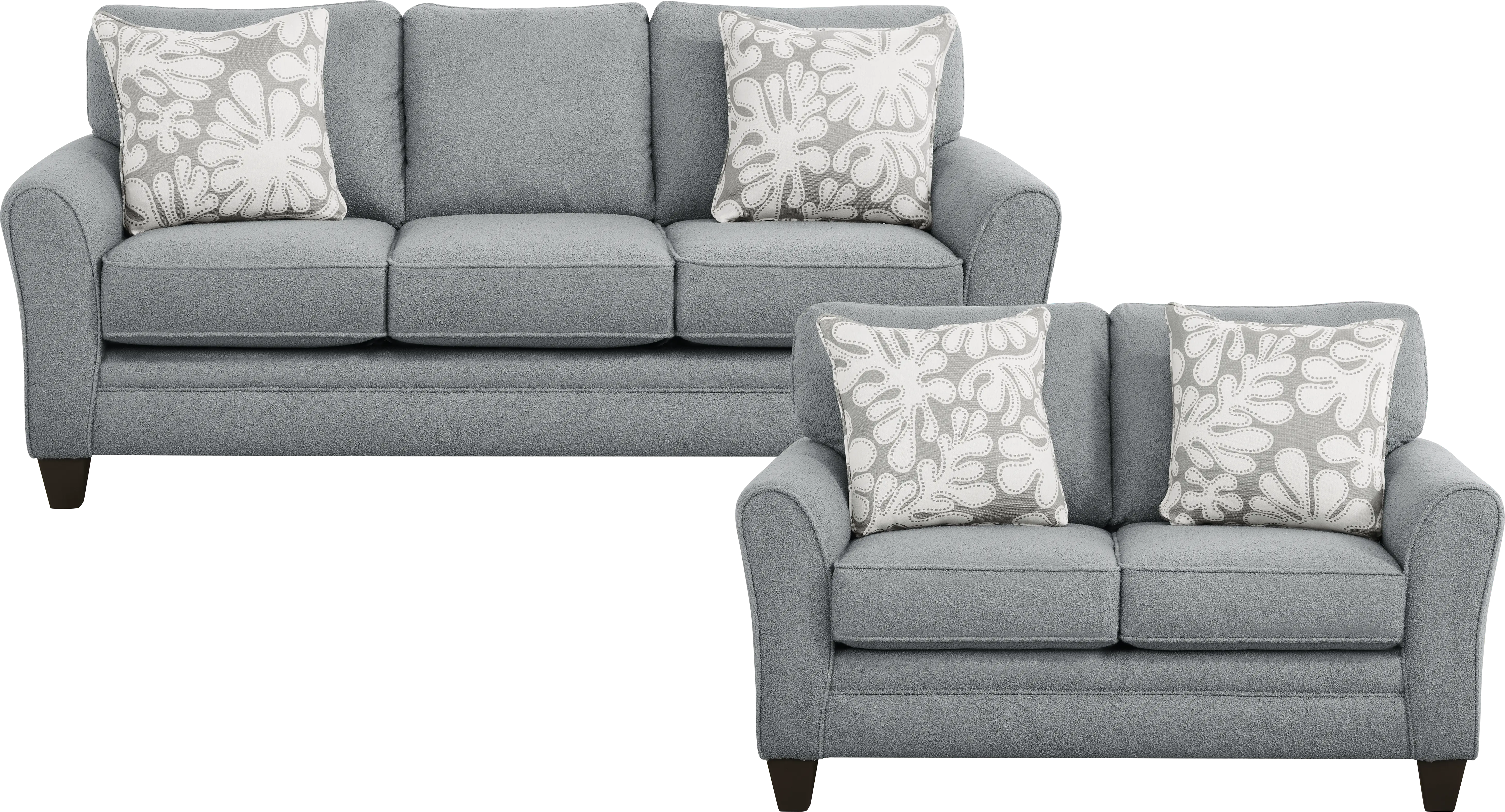Naiomi Blue 2 Pc Living Room - Thumbnail - Image 1