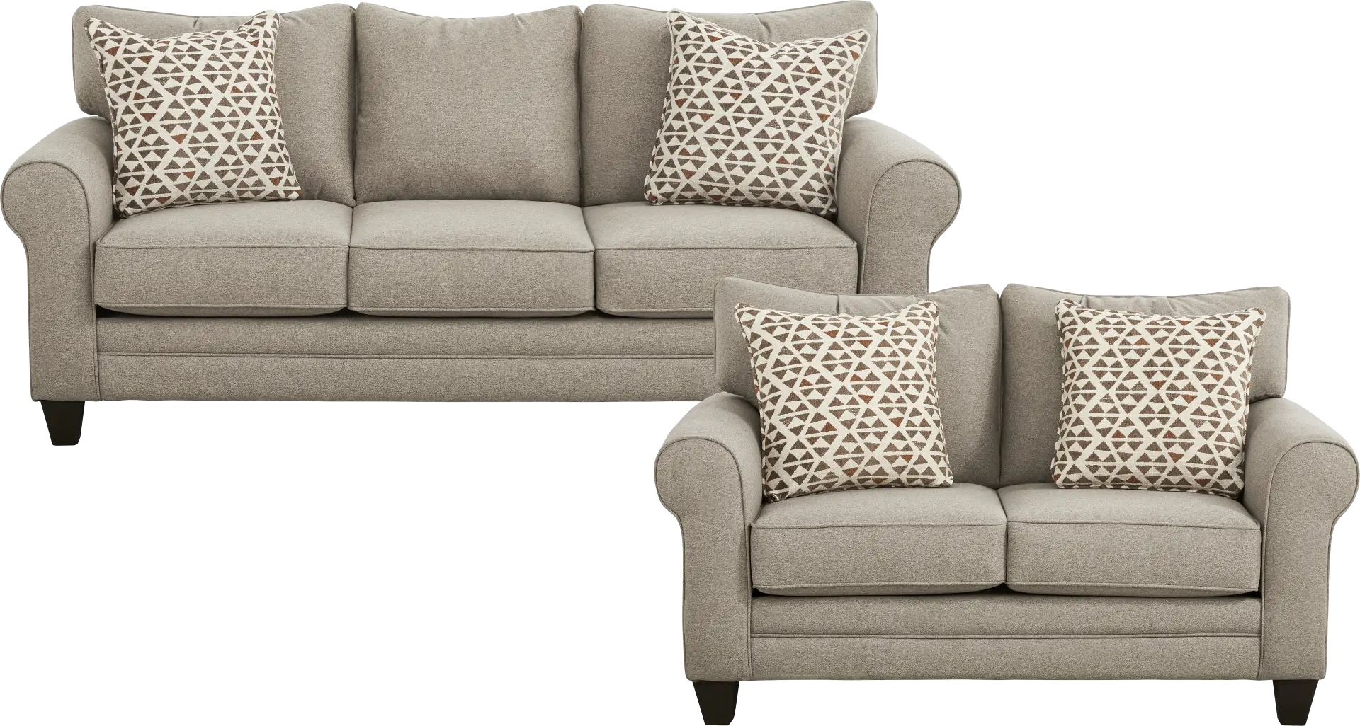 Brewster Tan 2 Pc Living Room