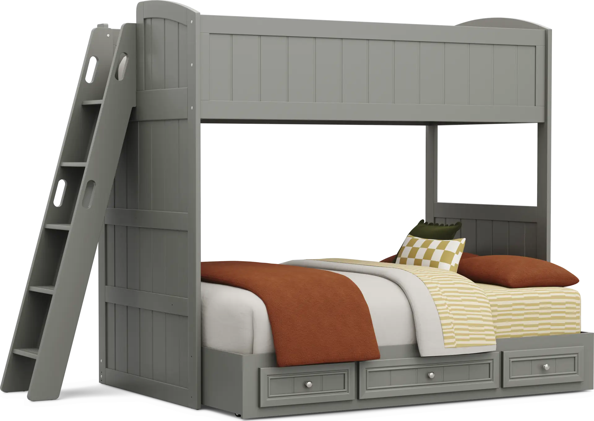 Kids Cottage Colors 2.0 Gray Twin/Full Loft