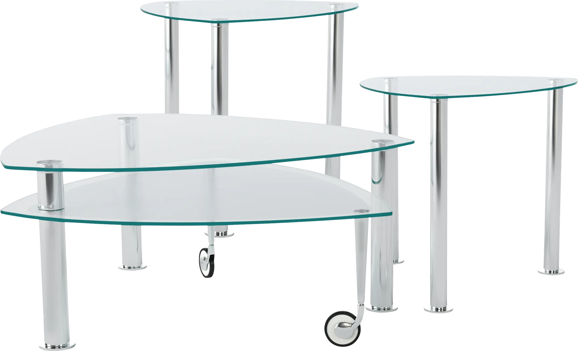 Landmark Metal 3 Pc Table Set - Image 1