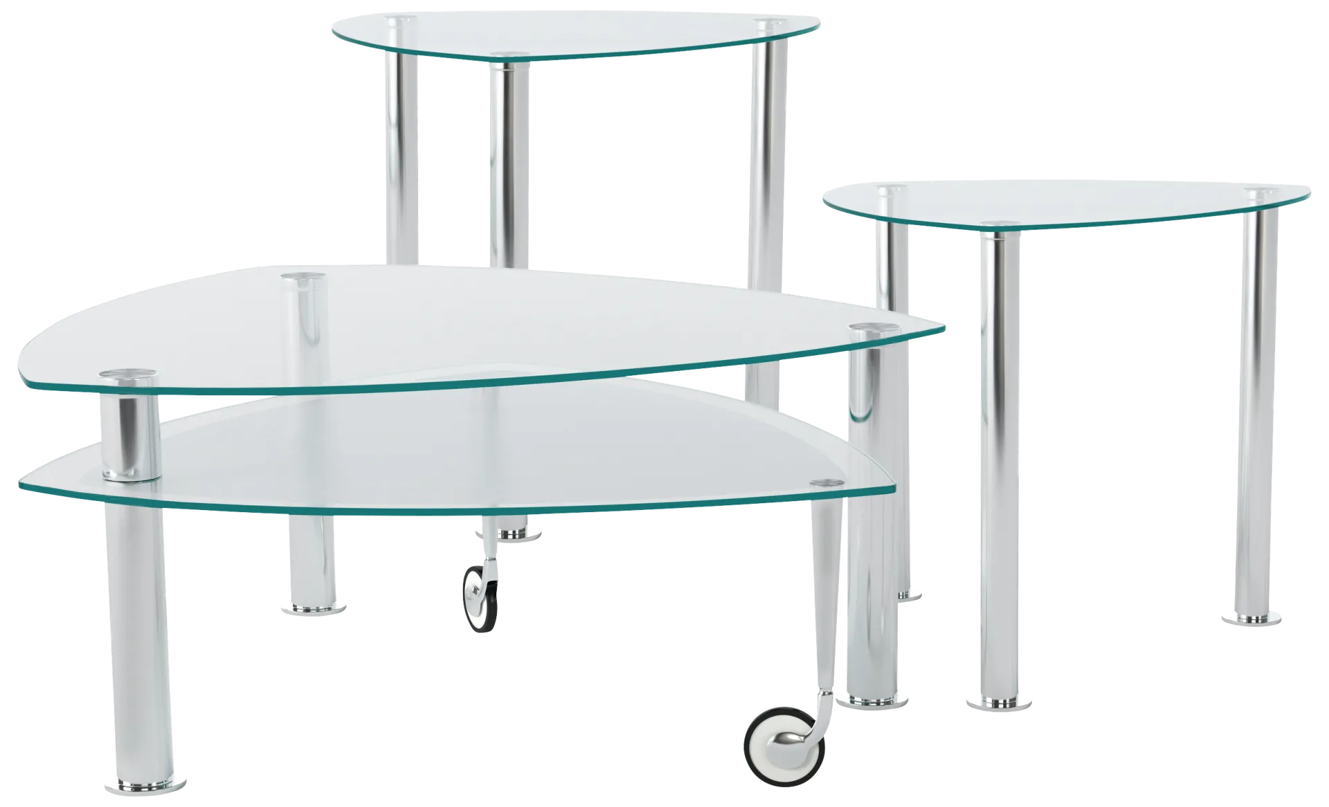 metal 3 pc table set