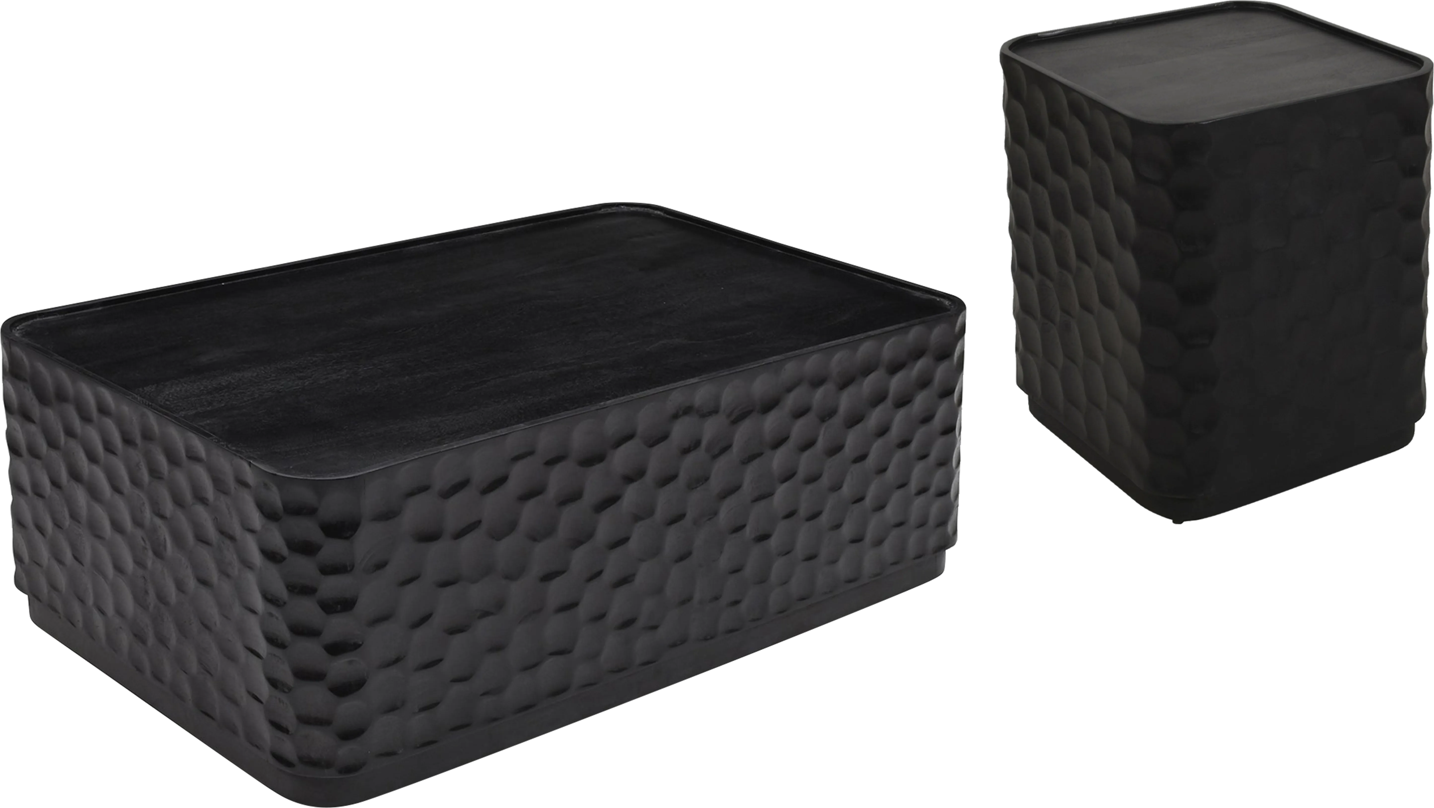 Guillory Black 2 Pc Table Set - Thumbnail - Image 1