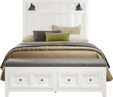 3 pc queen storage bed