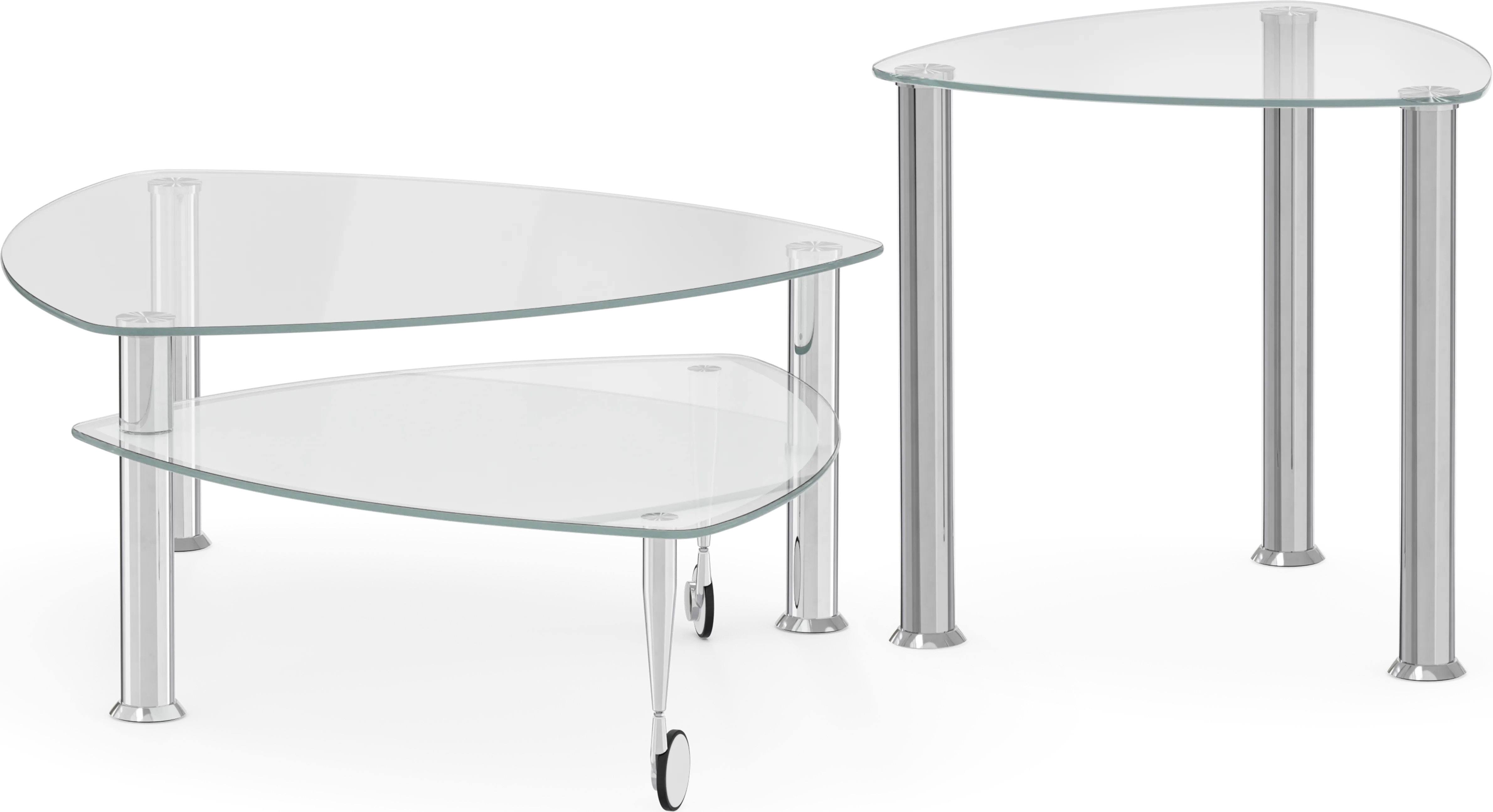 Landmark II Silver 2 Pc Table Set - Thumbnail - Image 1