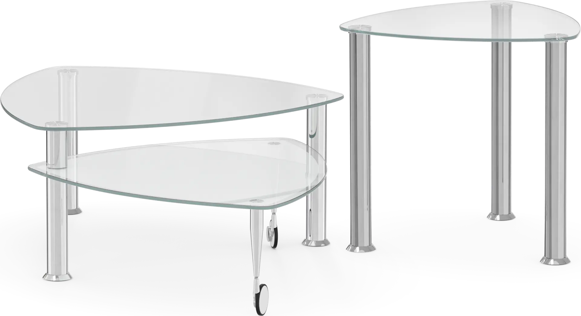 Landmark II Silver 2 Pc Table Set