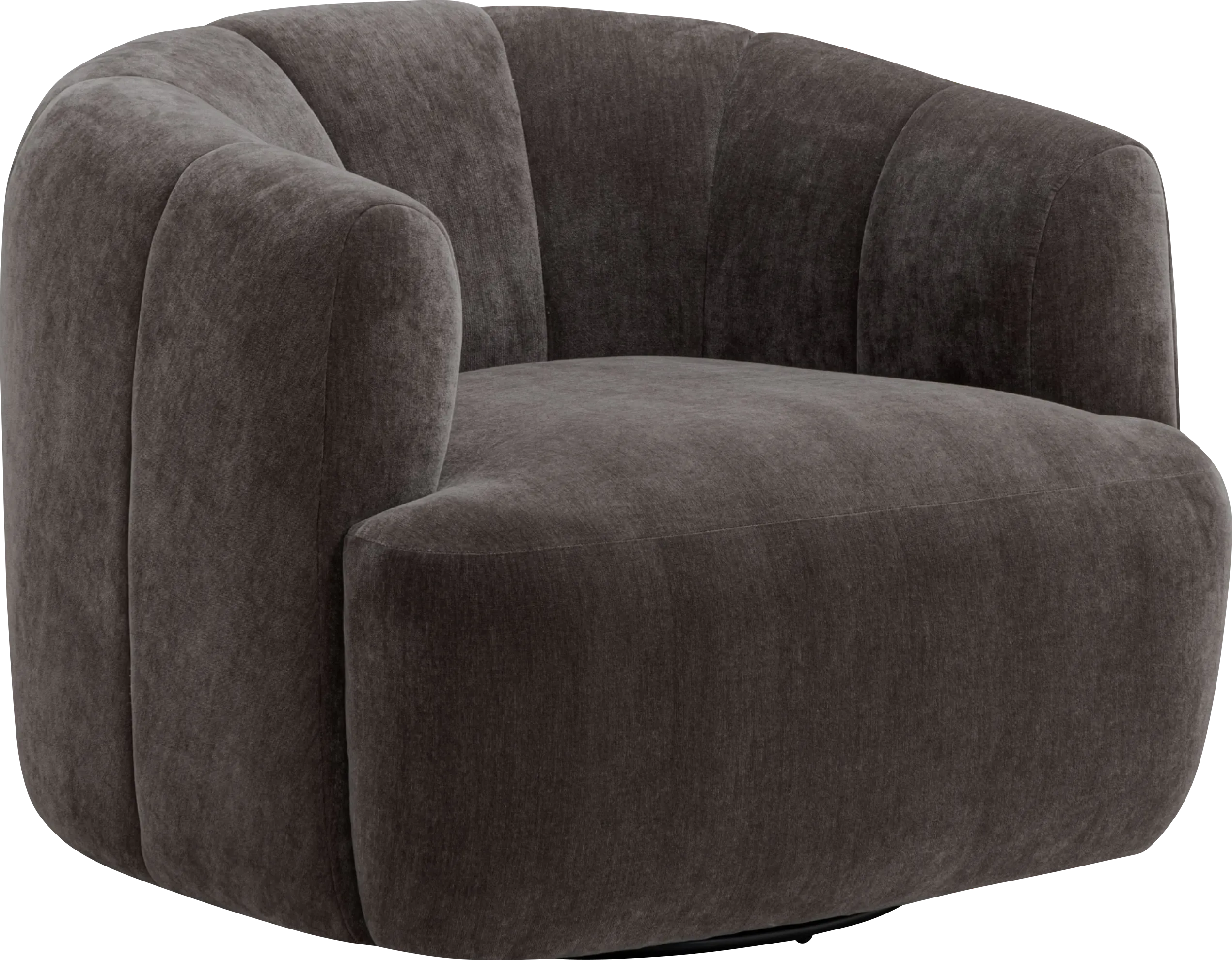 Cerviel Brown Swivel Accent Chair - Image 1