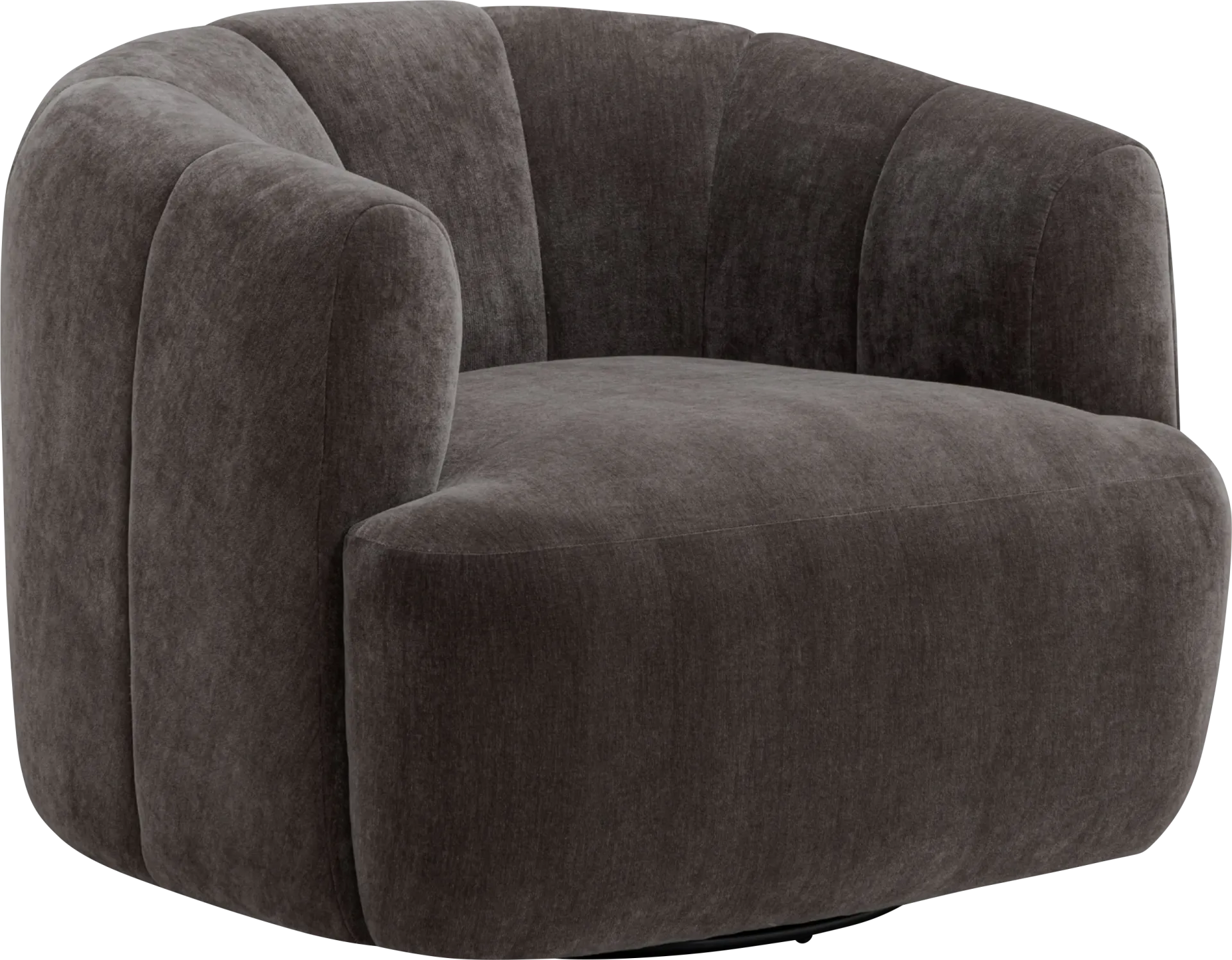 Cerviel Brown Swivel Accent Chair - Image 1