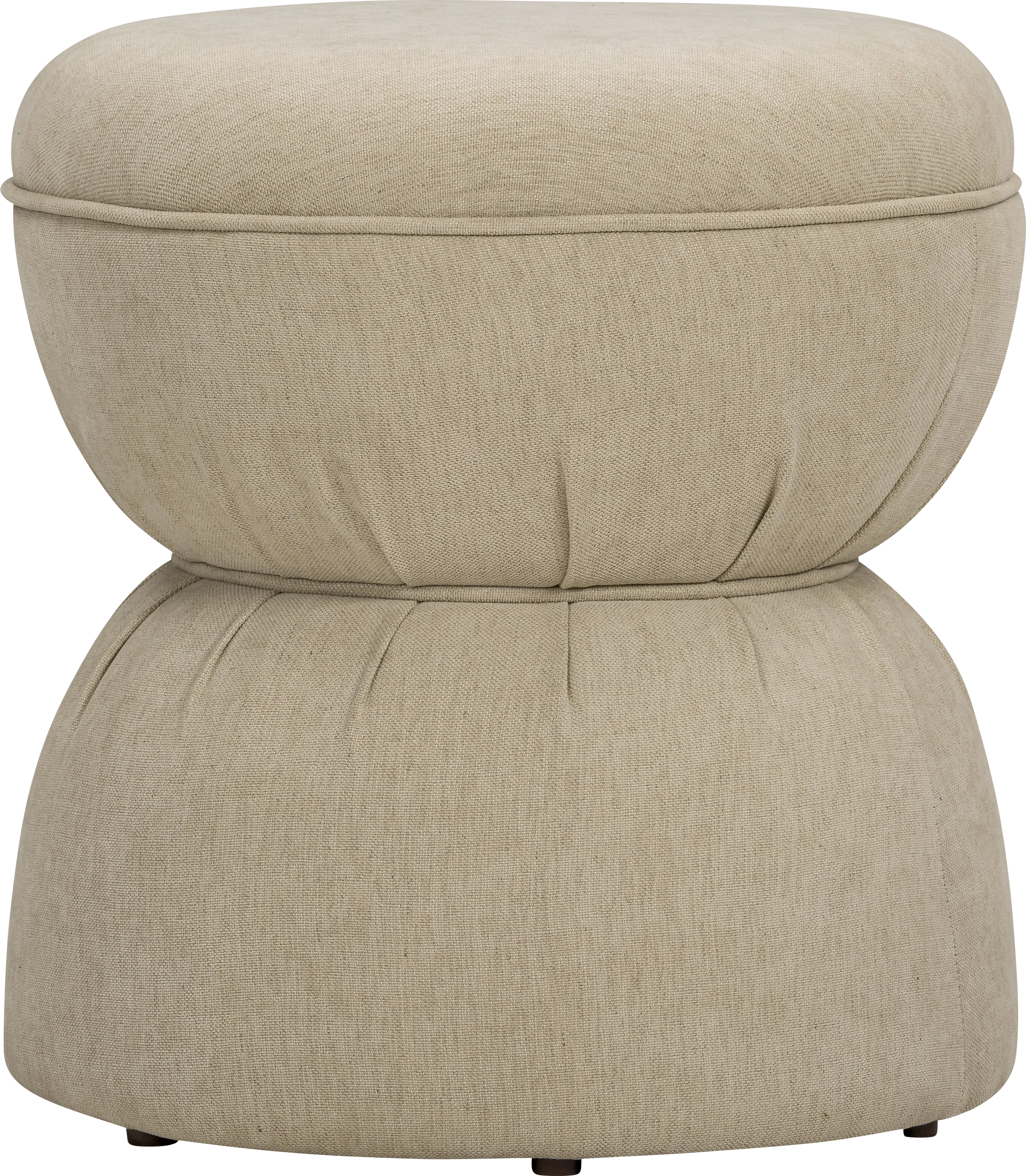 Ariam Brown Ottoman - Thumbnail - Image 1