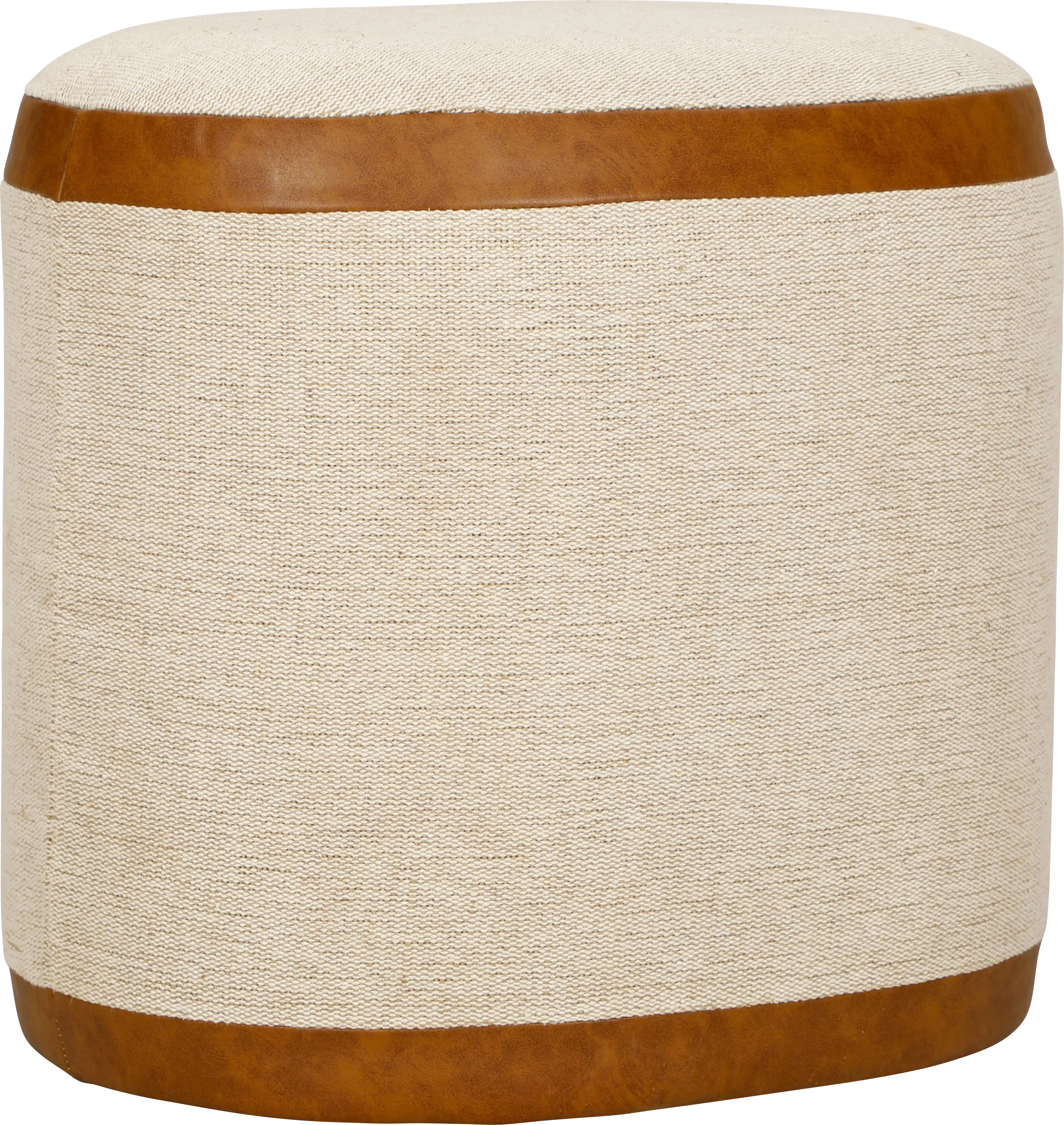 Raziel Brown Pouf - Thumbnail - Image 1