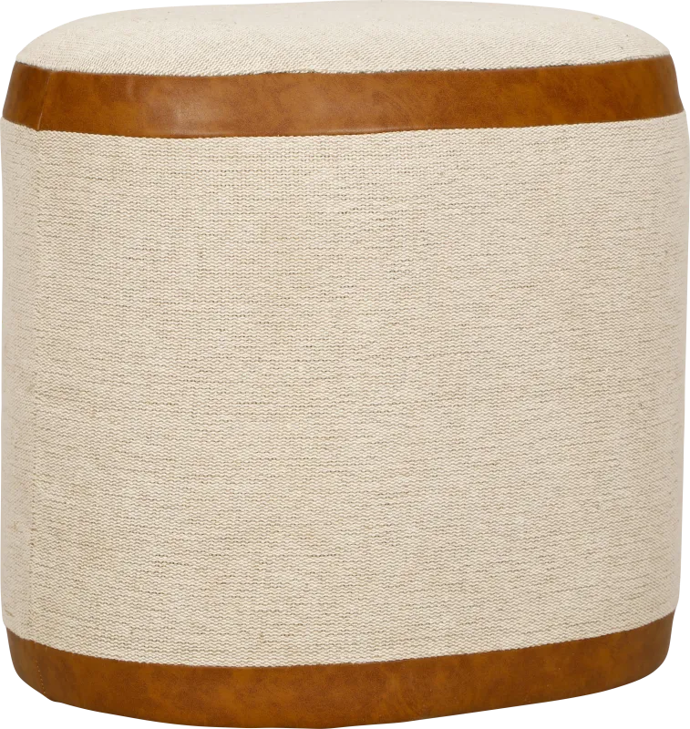 Raziel Brown Pouf