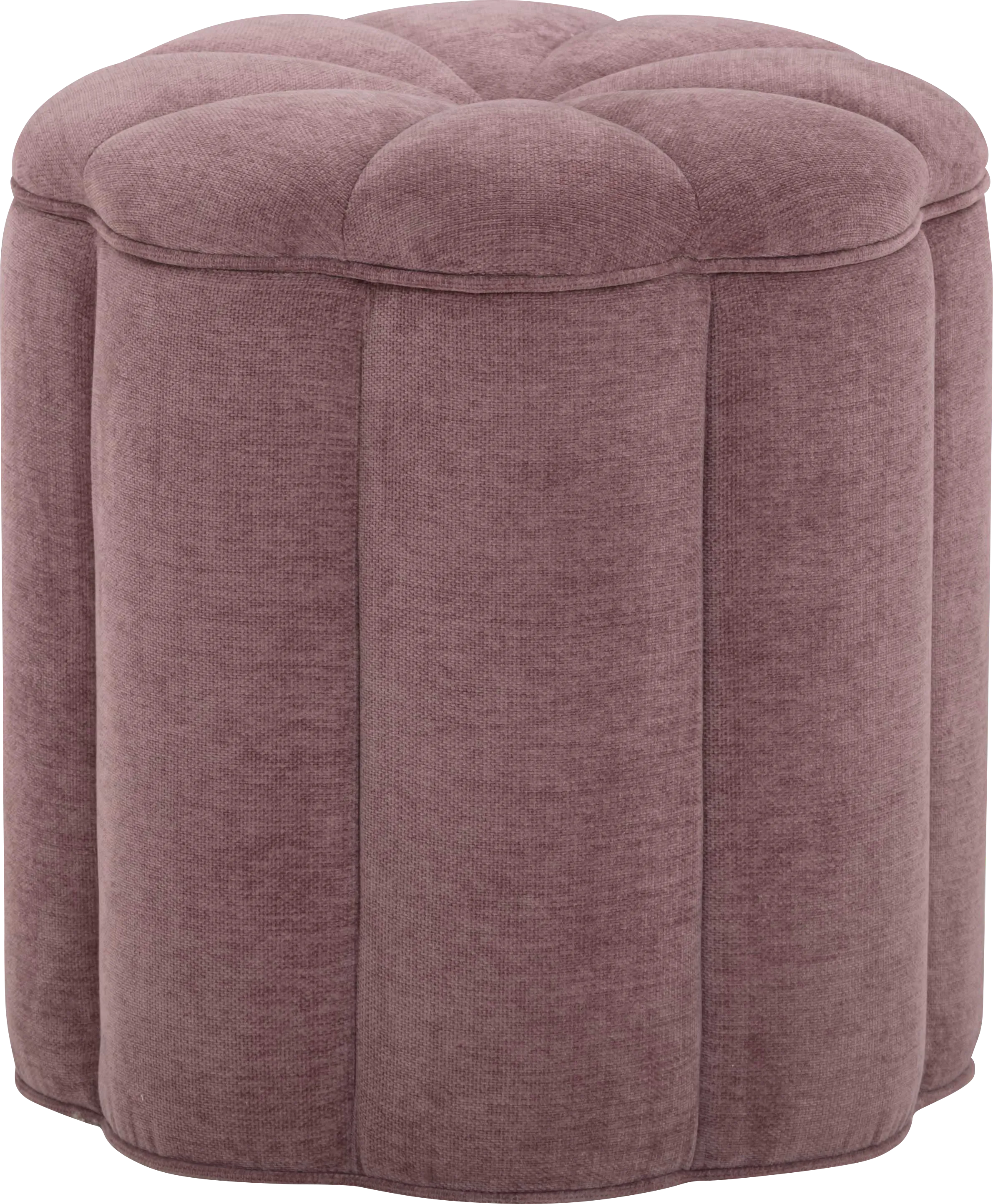 Anael Red Storage Ottoman - Image 1