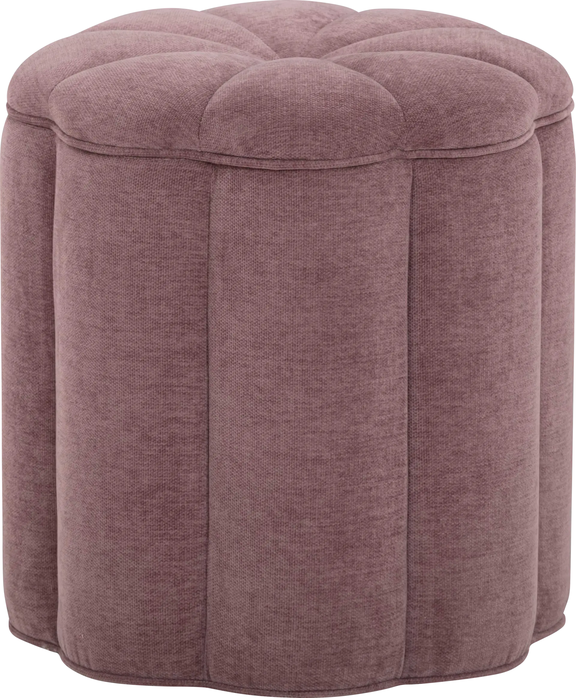 Anael Red Storage Ottoman