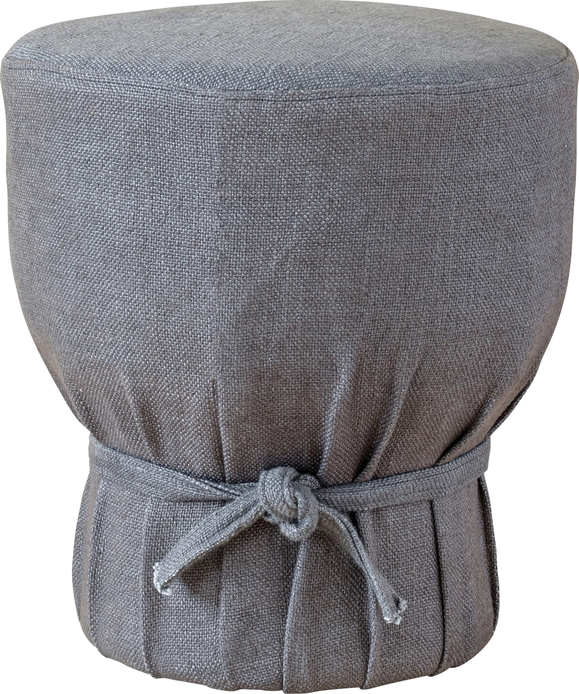 Awet Gray Pouf - Image 1