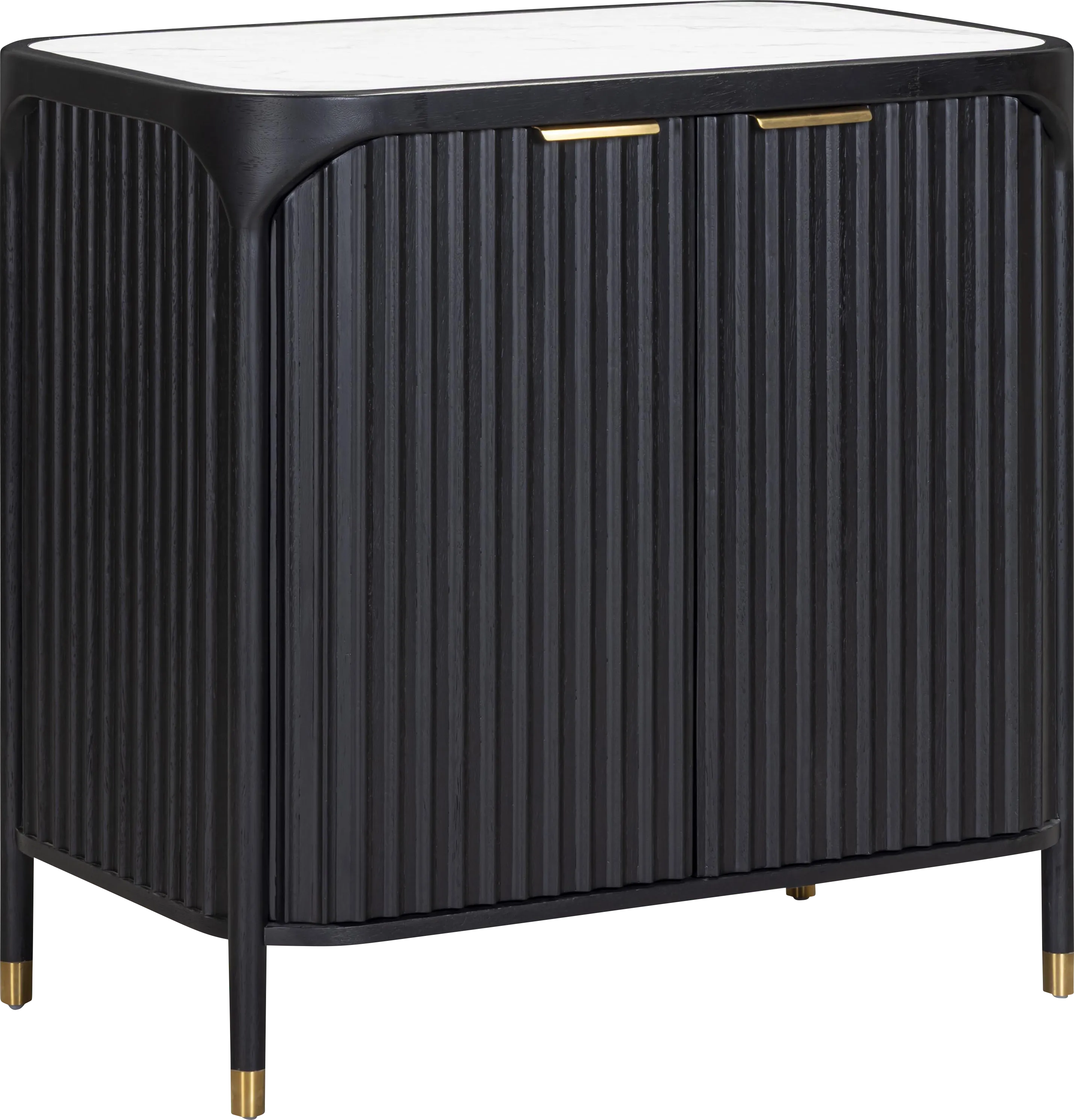 Semere Black Accent Cabinet - Thumbnail - Image 1