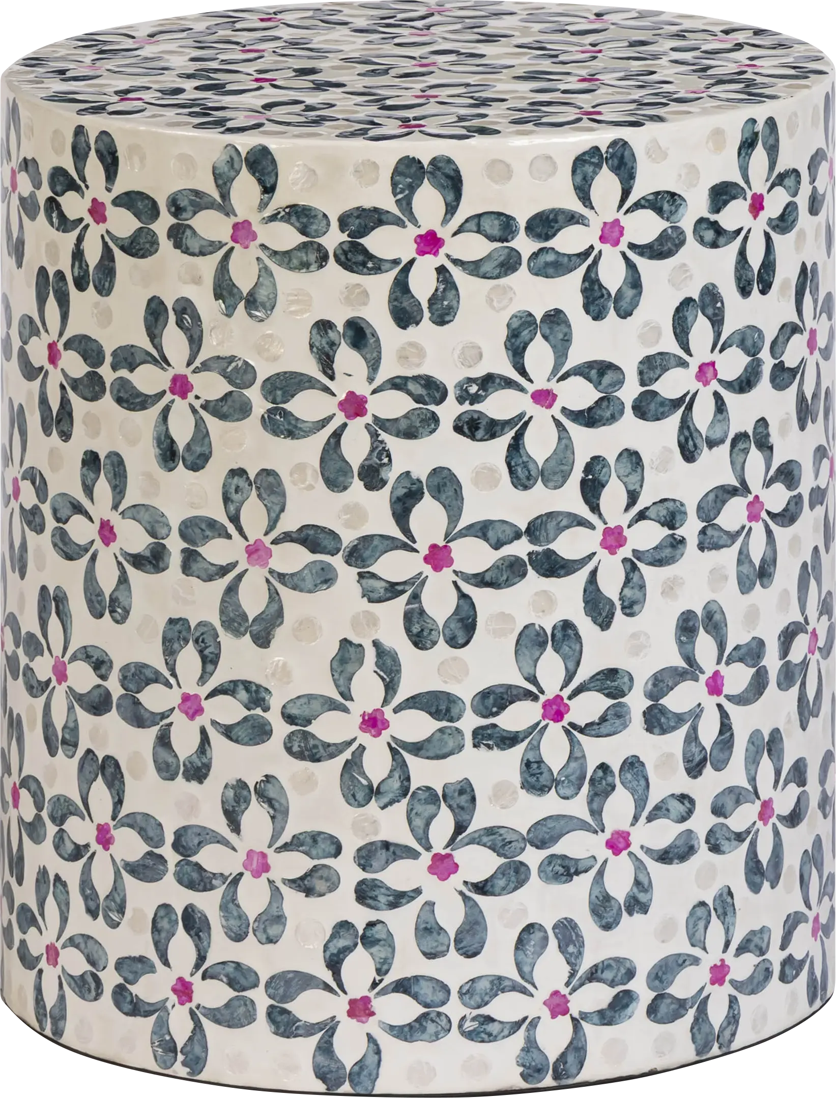 Cassiel Blue Accent Table