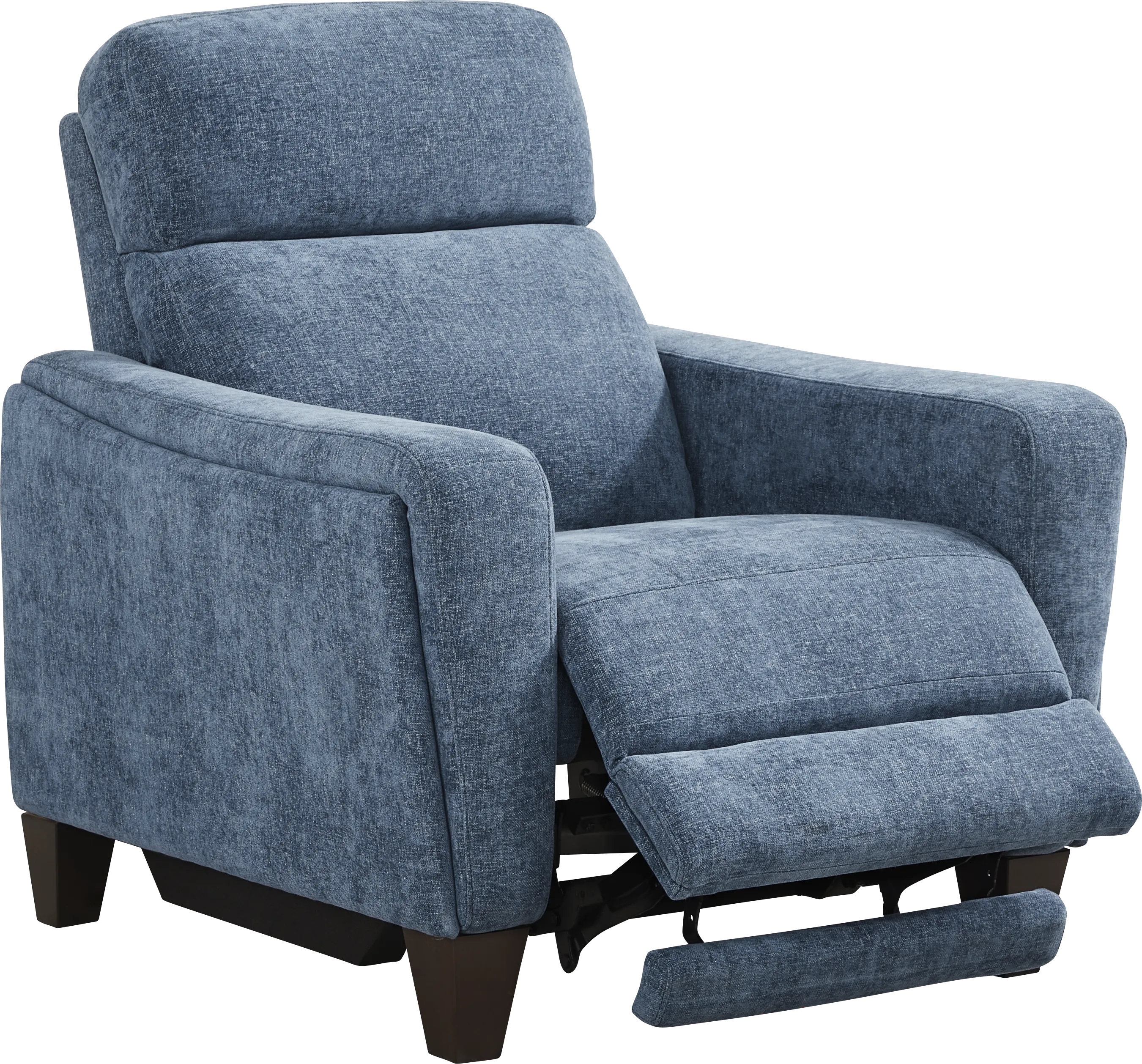 Ferguson Denim Dual Power Recliner - Thumbnail - Image 1