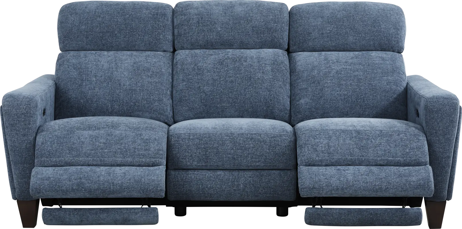 Ferguson Denim Dual Power Reclining Sofa