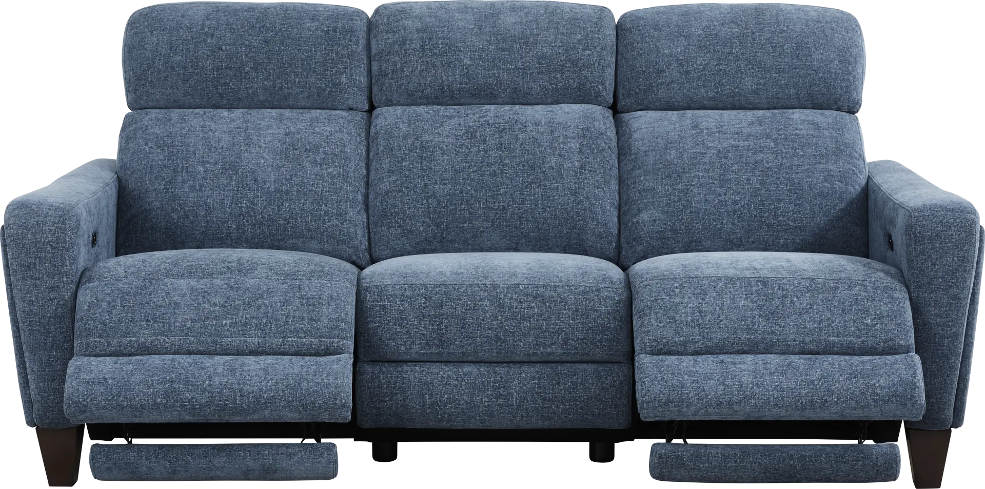 Ferguson Denim Dual Power Reclining Sofa