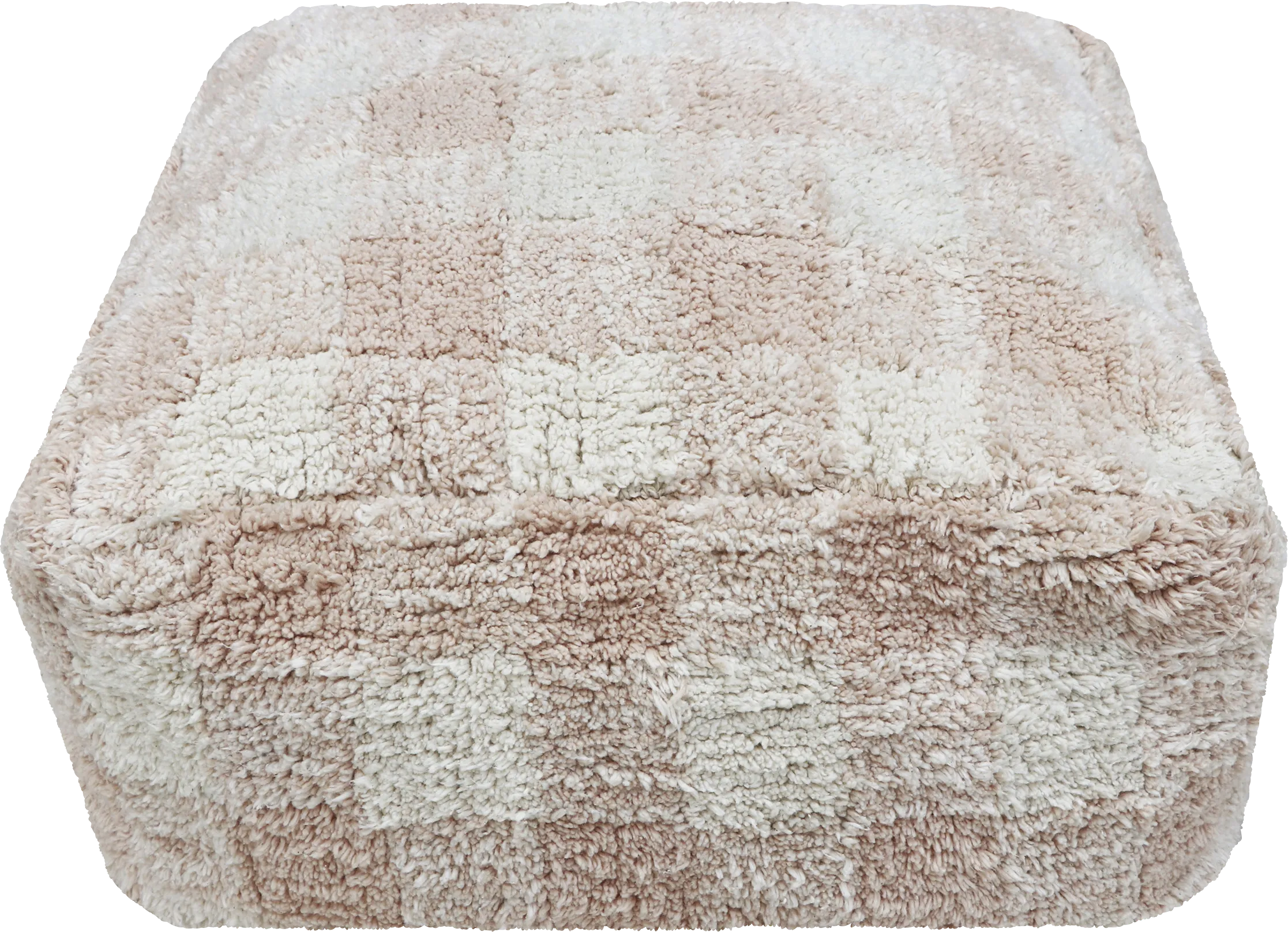 Kids Vichy Rose Pouf - Thumbnail - Image 1
