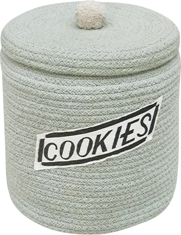 Kids Cookie Jar Blue/Sage Basket - Thumbnail - Image 1