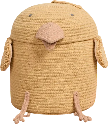 Kids Charlie Chicken Yellow Basket - Thumbnail - Image 1