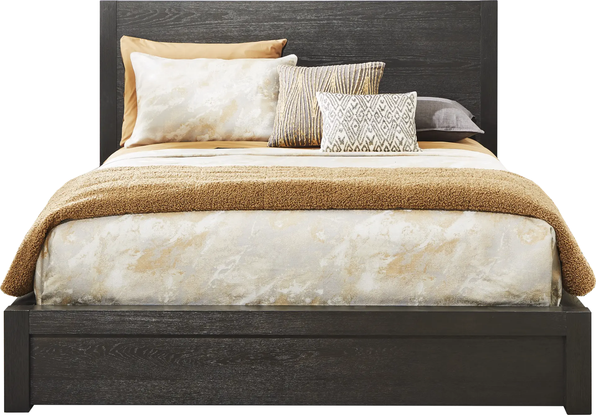 Townbrook Ebony 3 Pc Queen Panel Bed