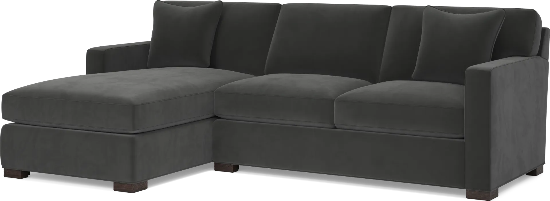 Harmonie Gunmetal 2 Pc Sectional - Image 1