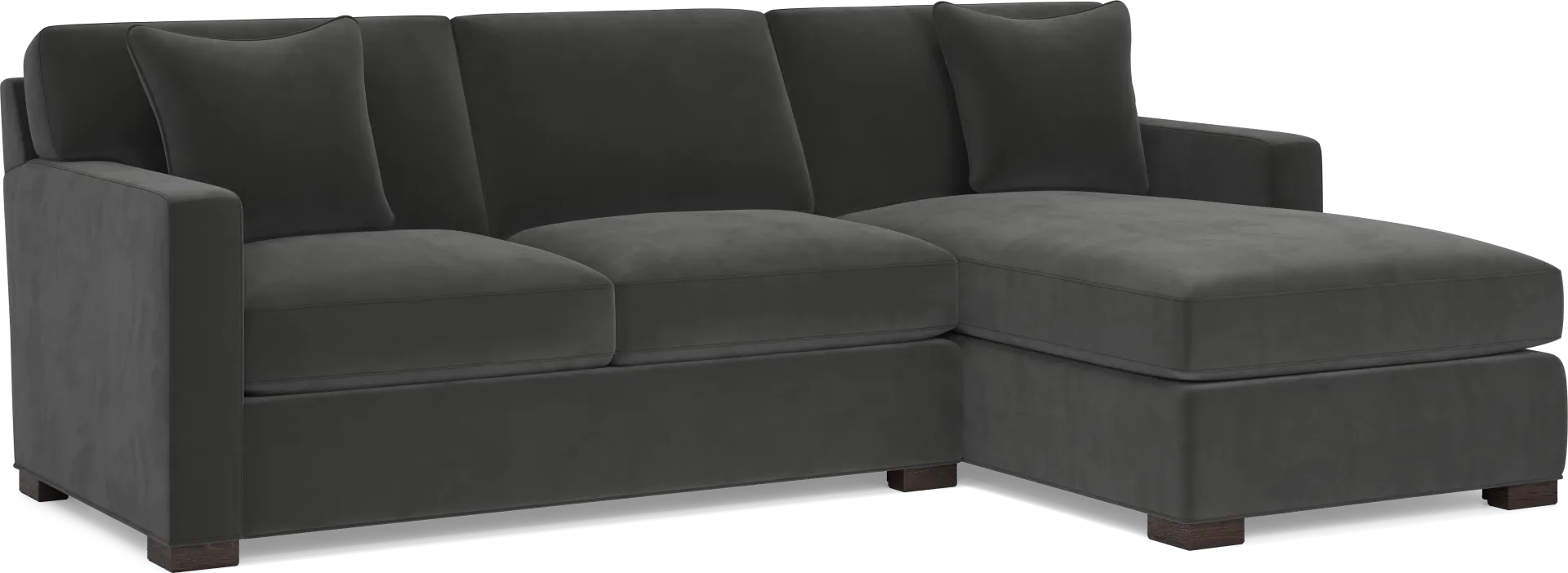 Harmonie Gunmetal 2 Pc Sectional - Image 1