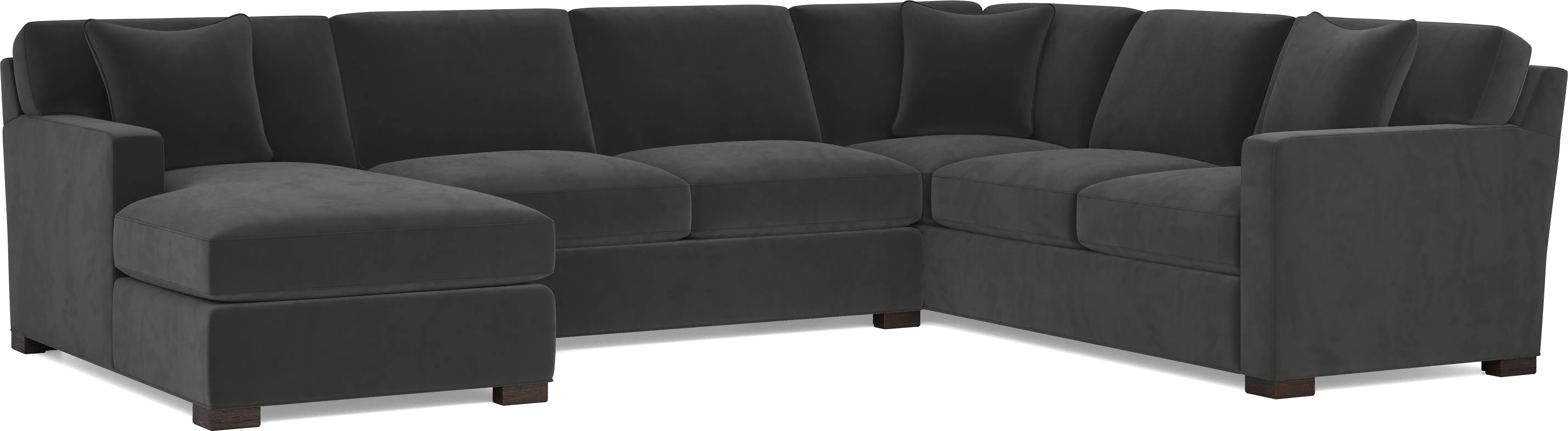Harmonie Gunmetal 3 Pc Sectional - Thumbnail - Image 1