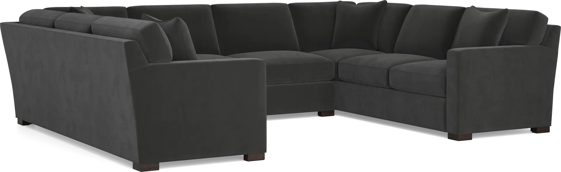 Harmonie Gunmetal 3 Pc Sectional