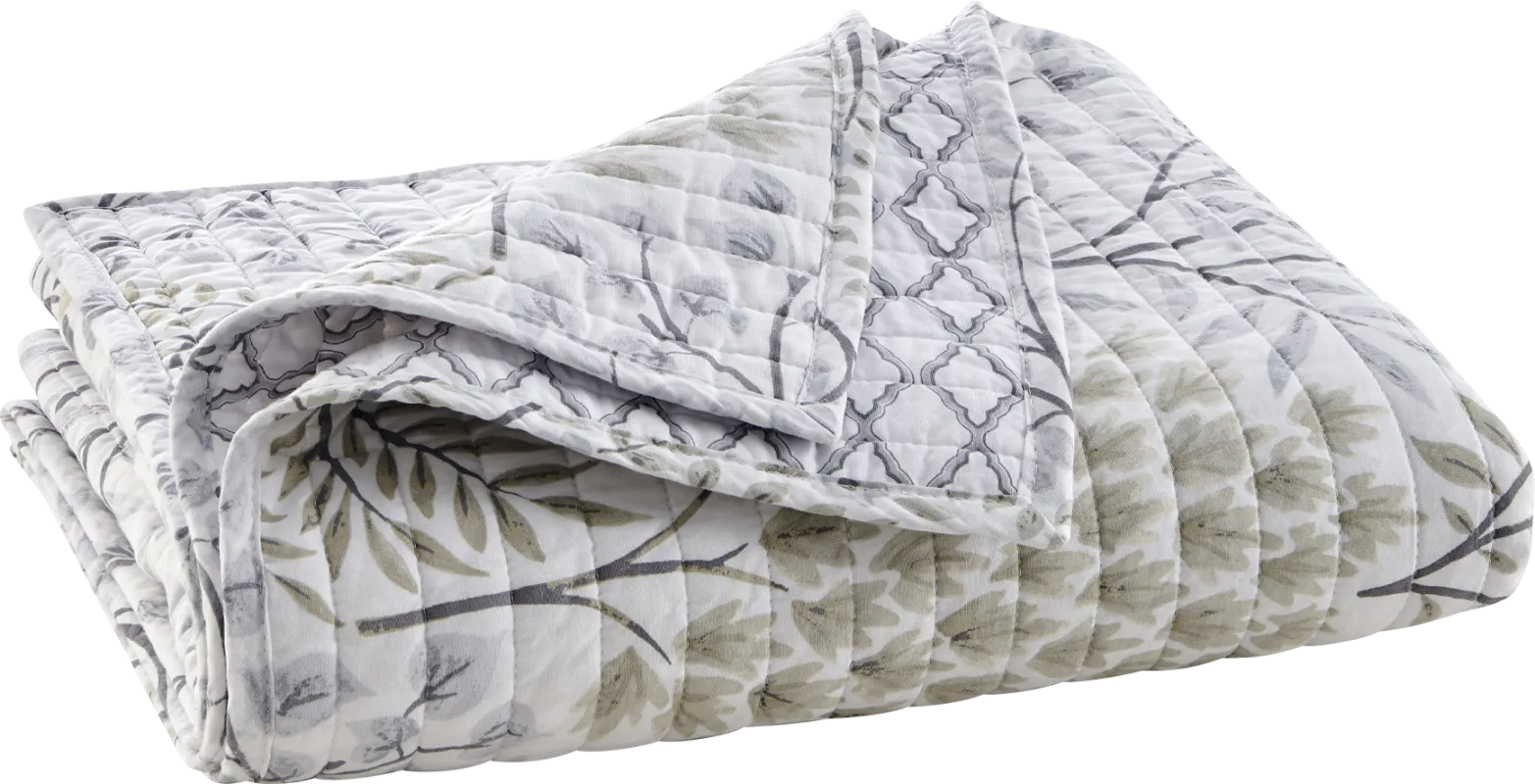 Nomalu Cream Throw Blanket