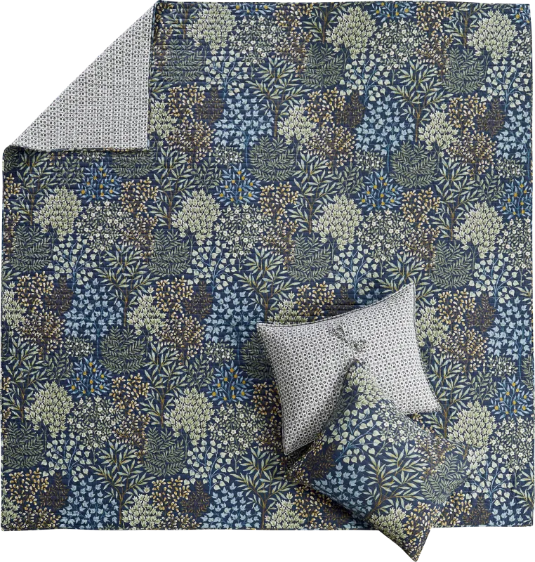 Nomalu Navy 3 Pc Full/Queen Quilt Set