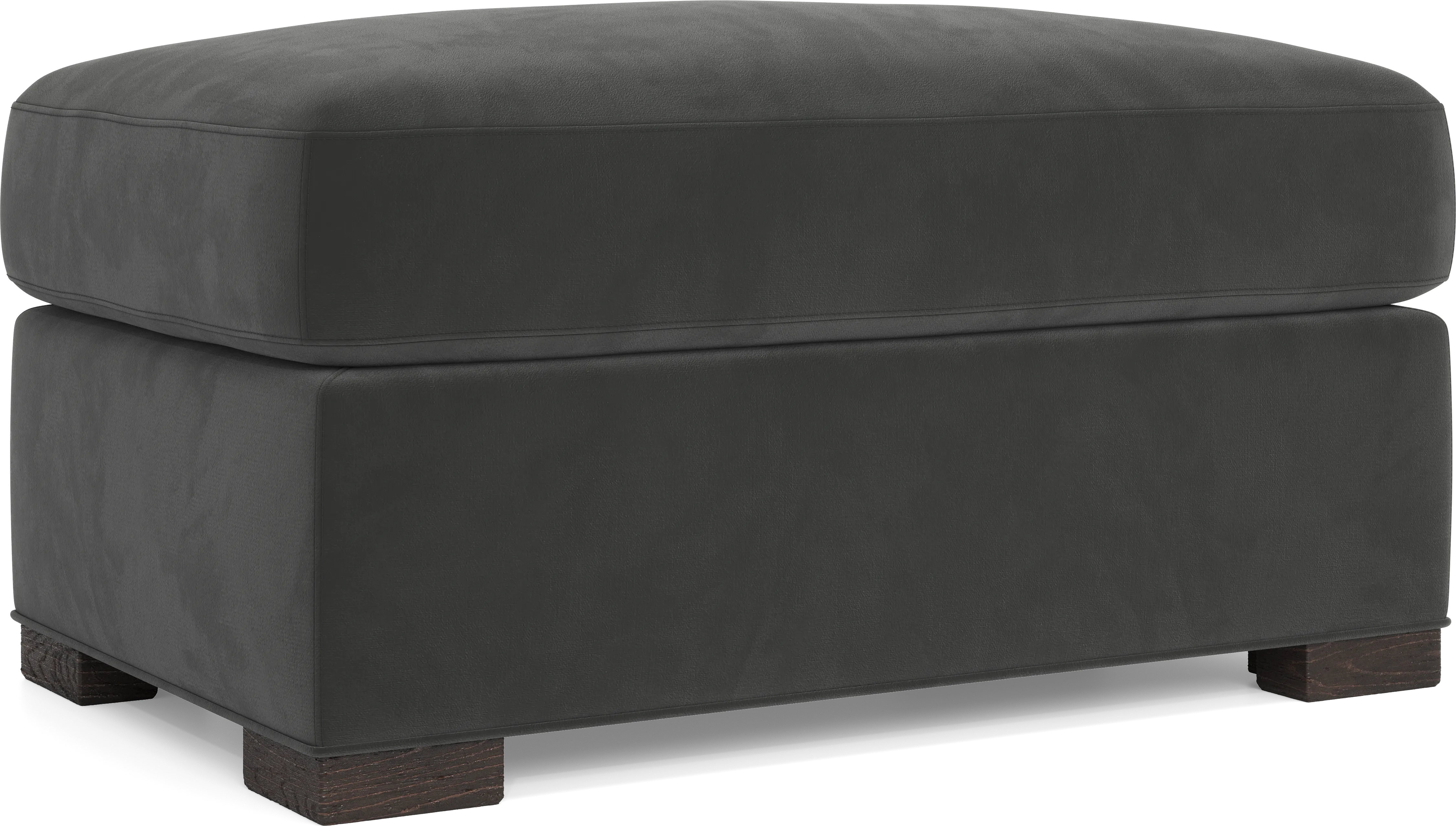 Harmonie Gunmetal Ottoman - Thumbnail - Image 1