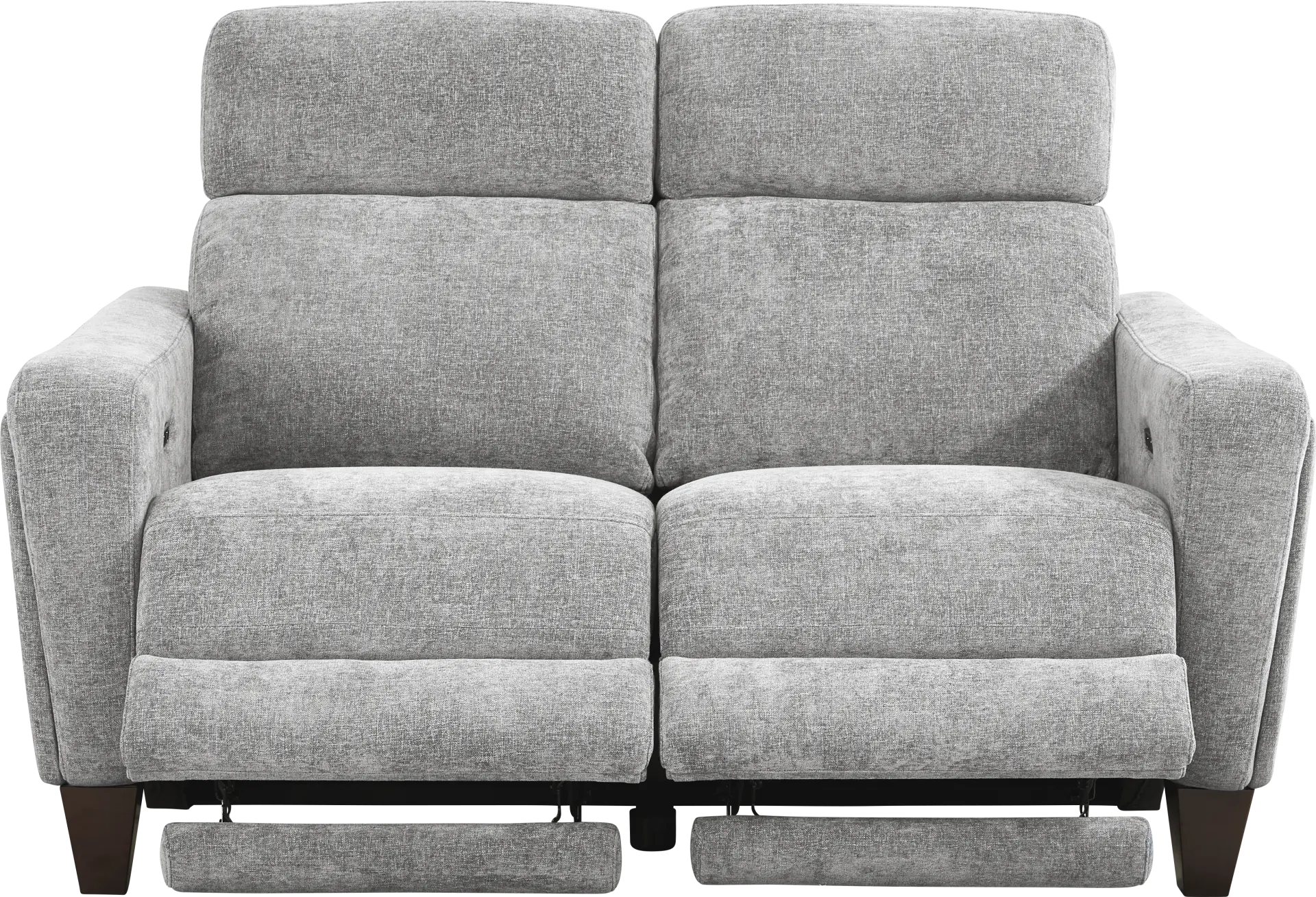 Ferguson Gray Dual Power Reclining Loveseat
