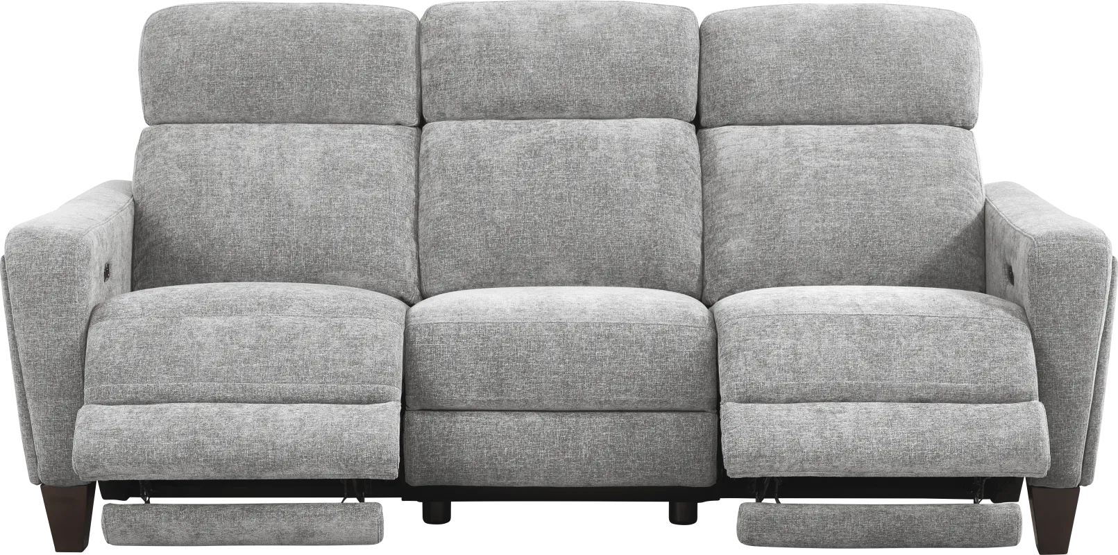 Ferguson Gray Dual Power Reclining Sofa
