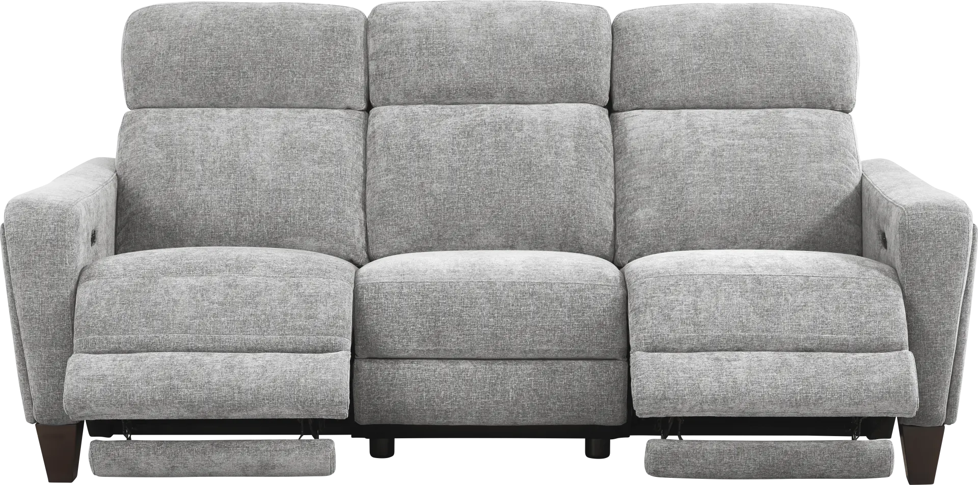 Ferguson Gray Dual Power Reclining Sofa