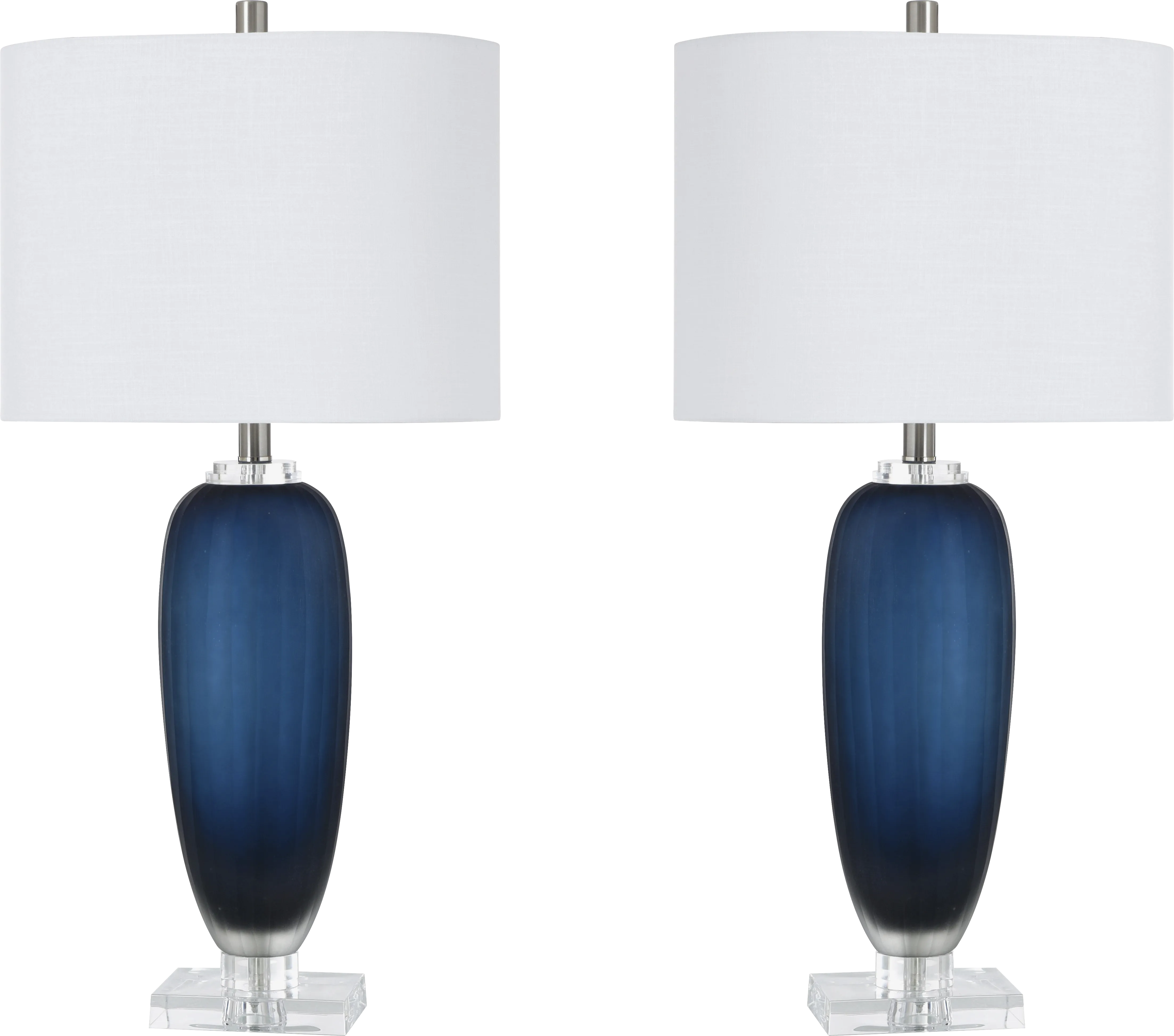 Tarnow Loop Blue Table Lamp Set of 2 - Image 1
