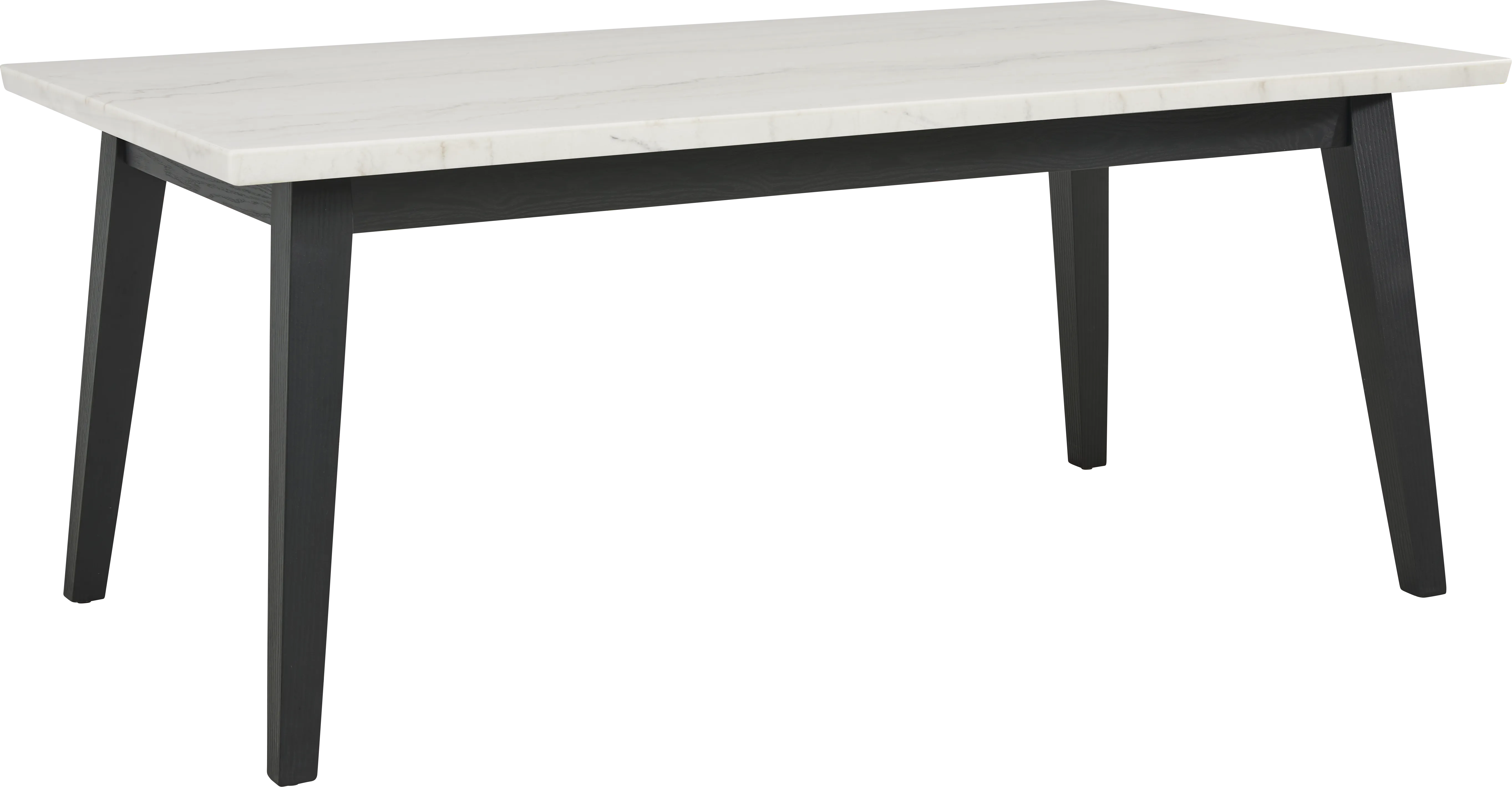 Viola Black 5 Pc Marble Top Dining Room - Thumbnail - Image 2