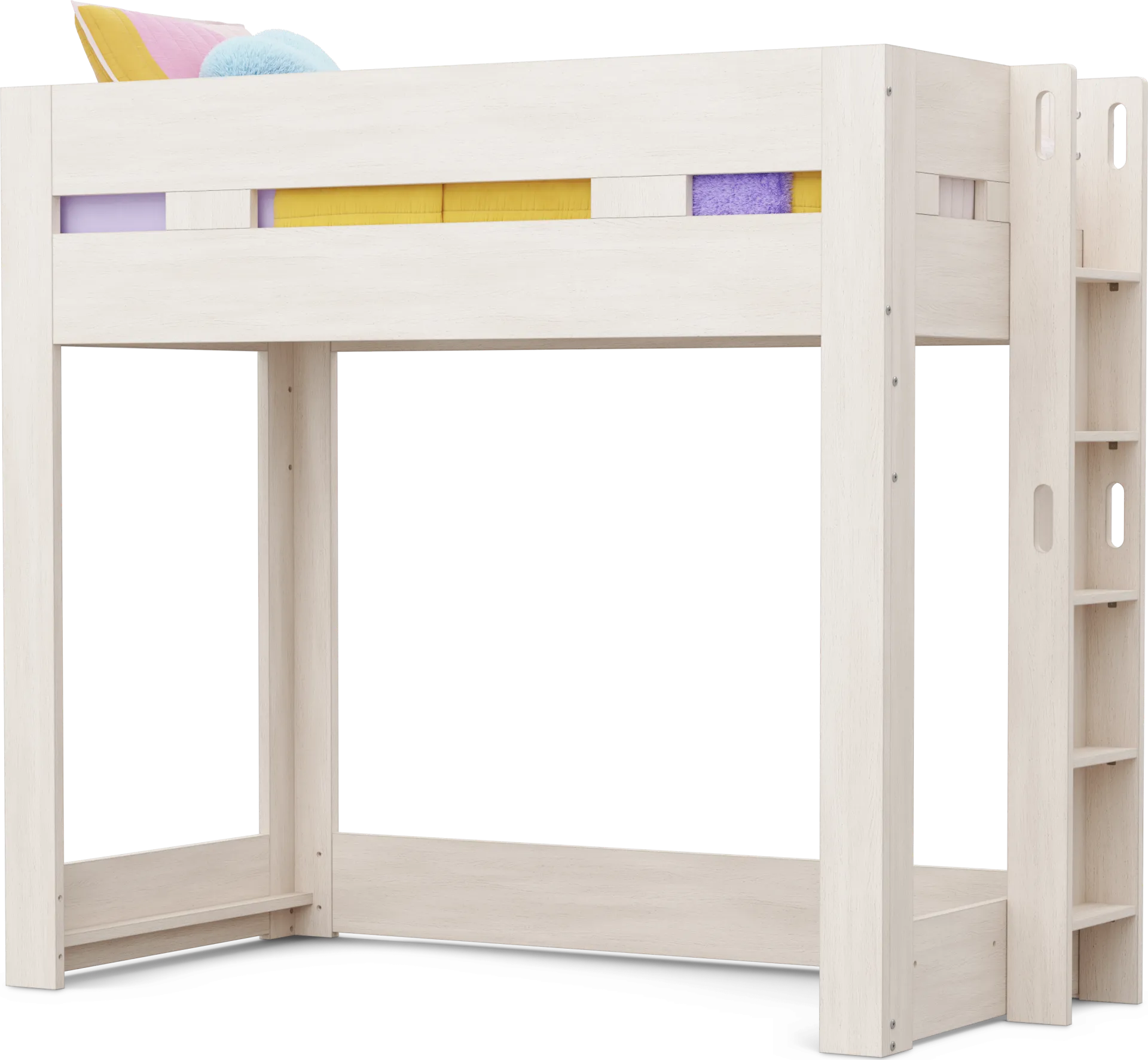 Kids Sierra Summit Linen Twin Loft Bed - Image 1