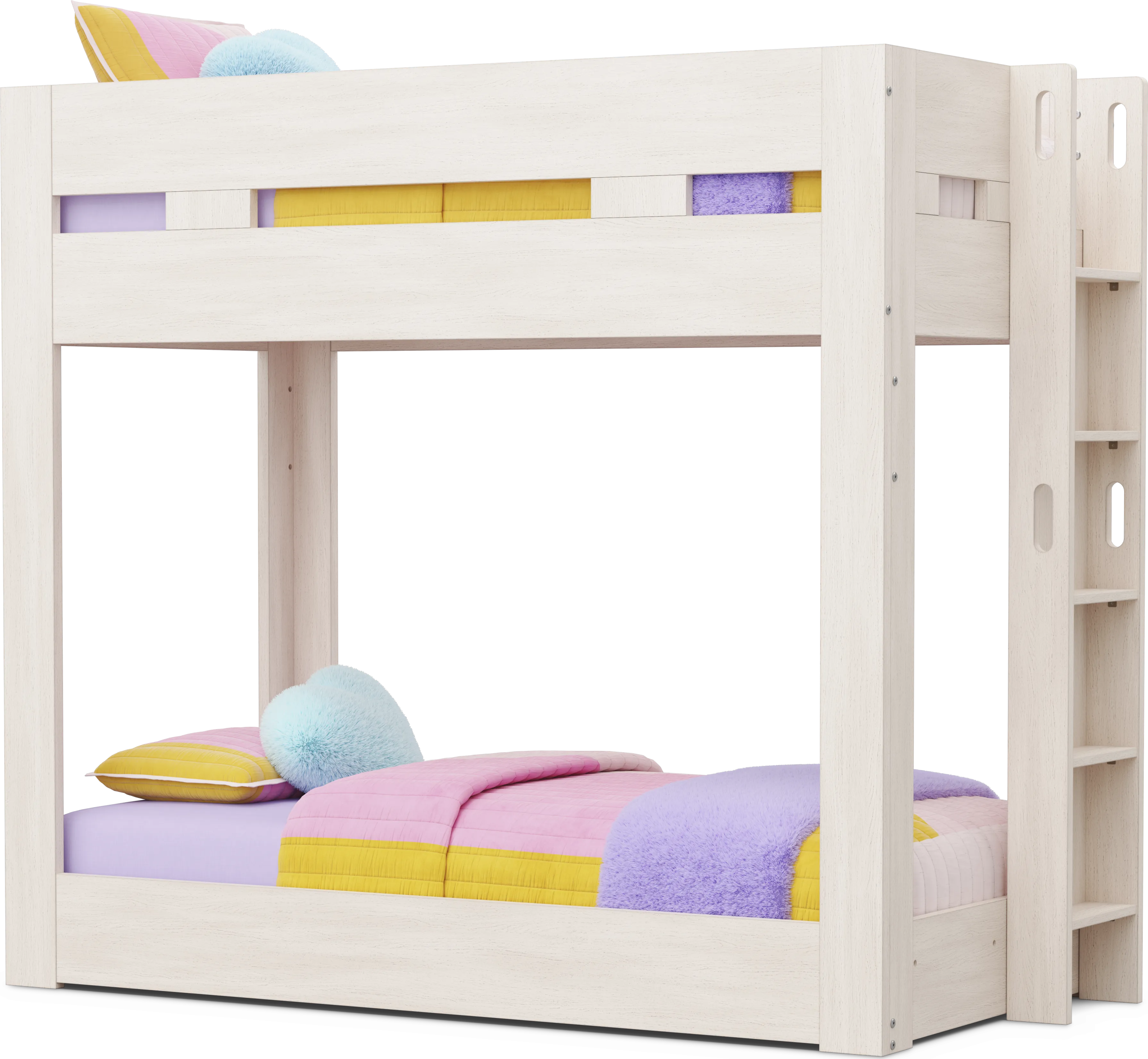 Kids Sierra Summit Linen Twin/Twin Bunk Bed - Thumbnail - Image 1