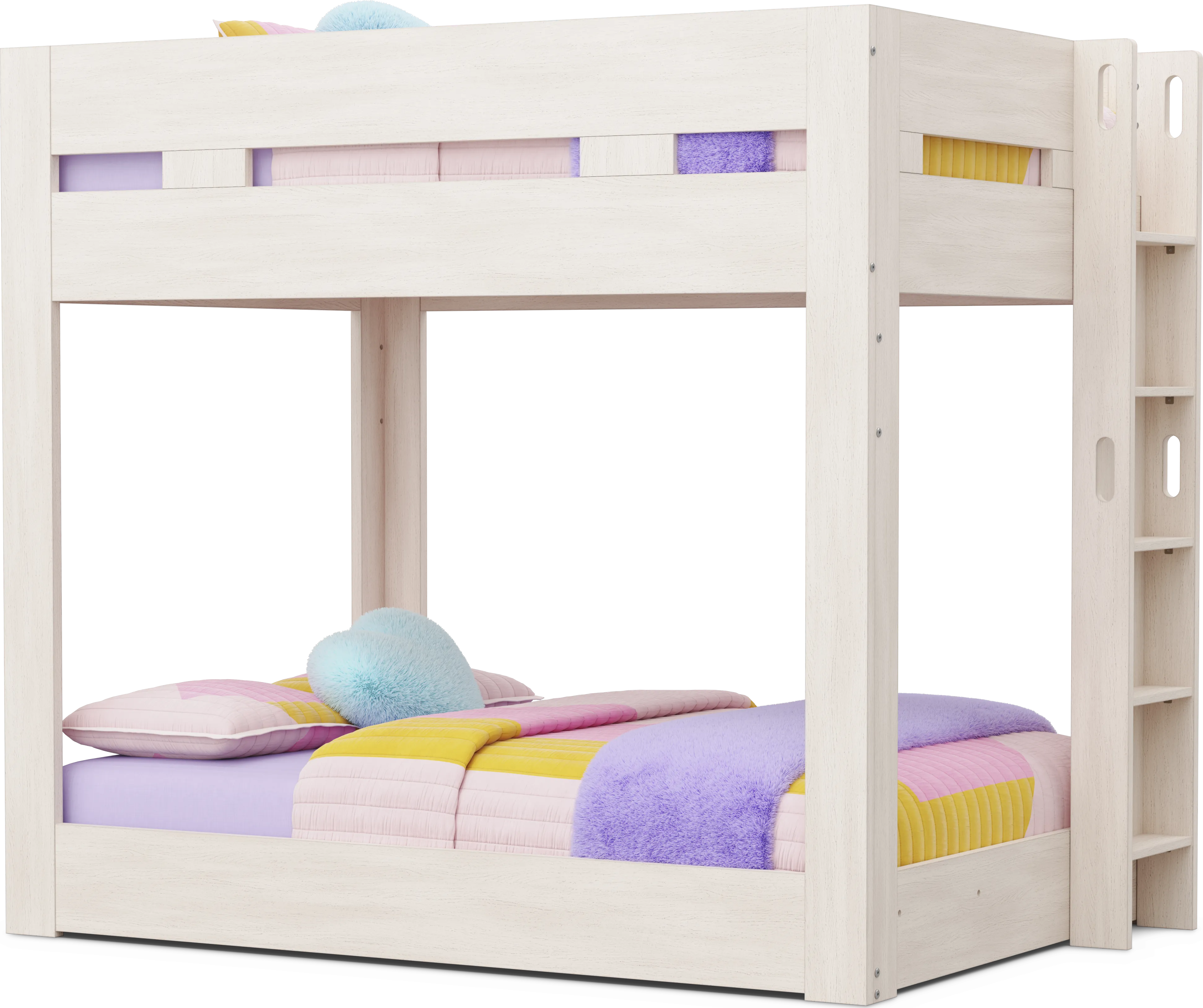 Kids Sierra Summit Linen Full/Full Bunk Bed - Thumbnail - Image 1