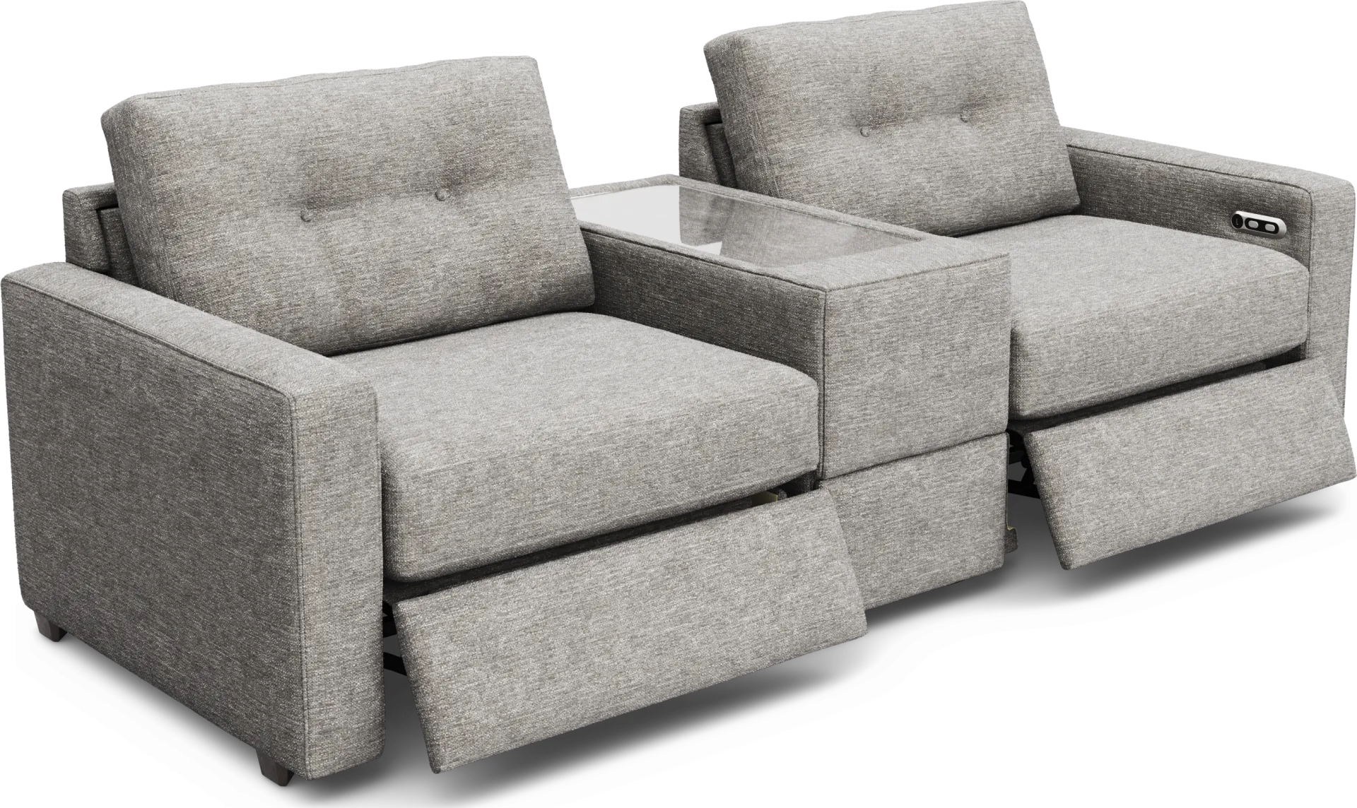 Gray 3 Pc Power Reclining ModularOne - Image 1