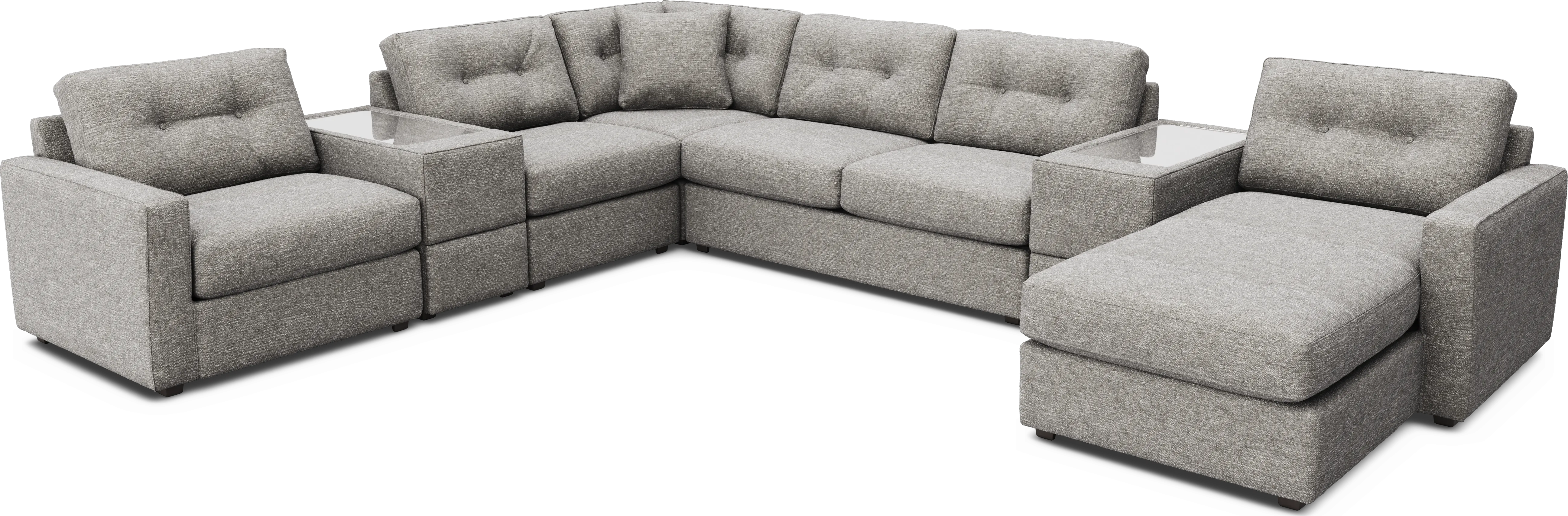 Gray 7 Pc ModularOne Sleeper - Thumbnail - Image 1