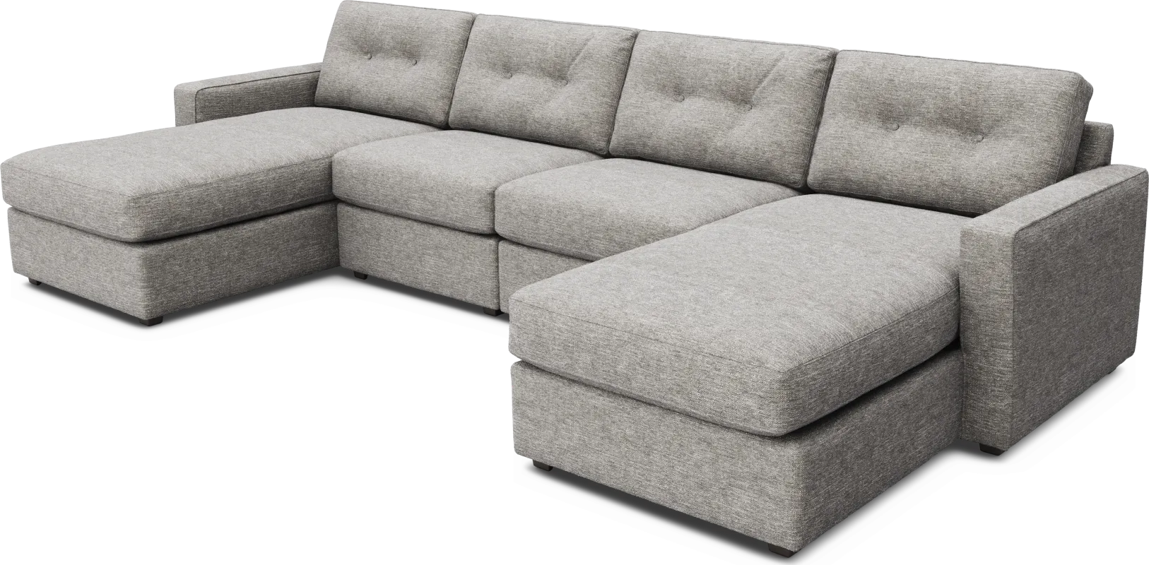 Gray 4 Pc Power Reclining ModularOne